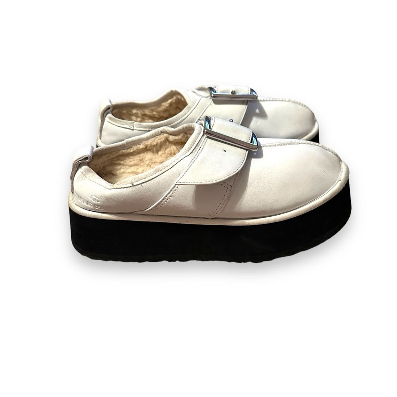 Ugg Ugg x Opening Ceremony Tasman Leather Faux Fur Platform Mule Size US 8 / IT 38 - 1 Thumbnail