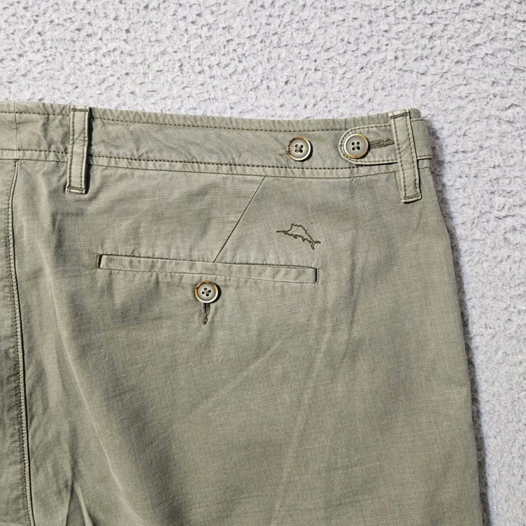 Tommy Bahama Tommy Bahama Pants Mens Size 38 x 30 Green Chino Straight Leg Ripstop Rip Tide Riptide Size US 38 / EU 54 - 5 Thumbnail