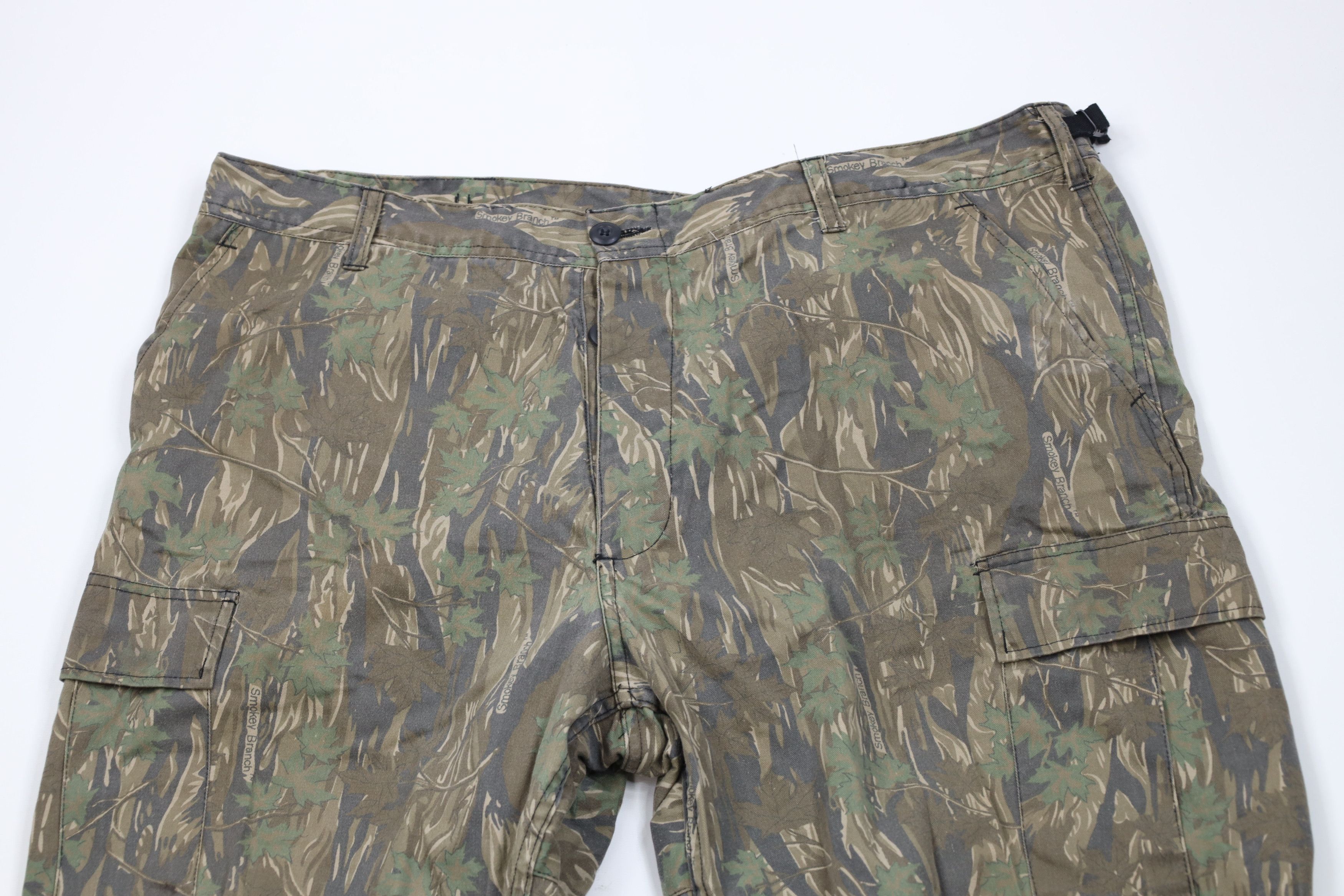 Vintage Vintage 90s Streetwear Camouflage Wide Leg Cargo Pants Size US 38 / EU 54 - 2 Thumbnail