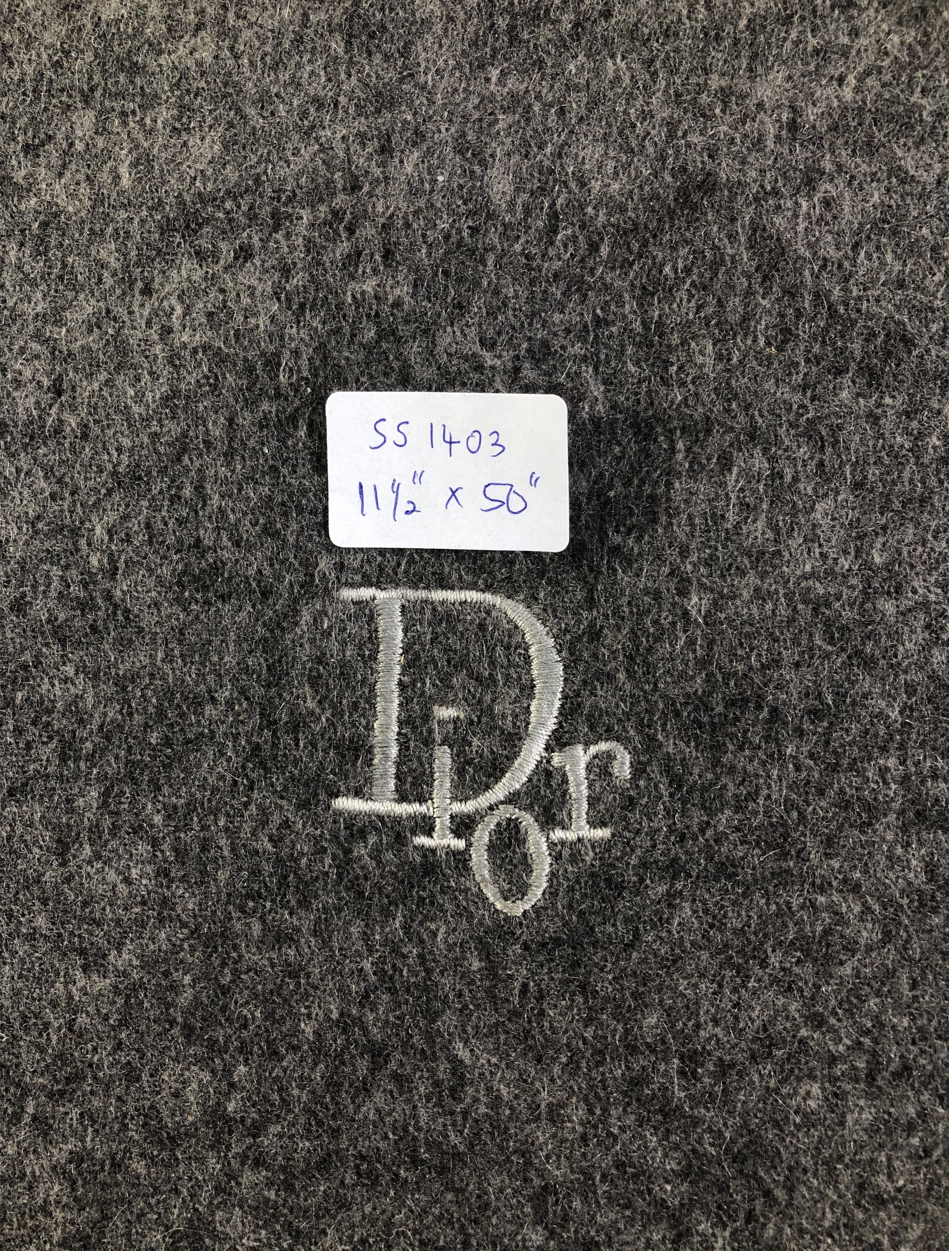 Vintage Christian Dior Wool Scarf / Muffler / Neckwear SS1403 Size ONE SIZE - 4 Thumbnail