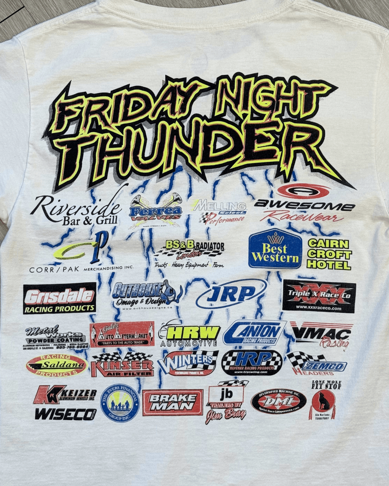 Vintage Rare 2008 Ohsweken Canadian Sprint Car Nationals T-Shirt - S Size US S / EU 44-46 / 1 - 4 Thumbnail