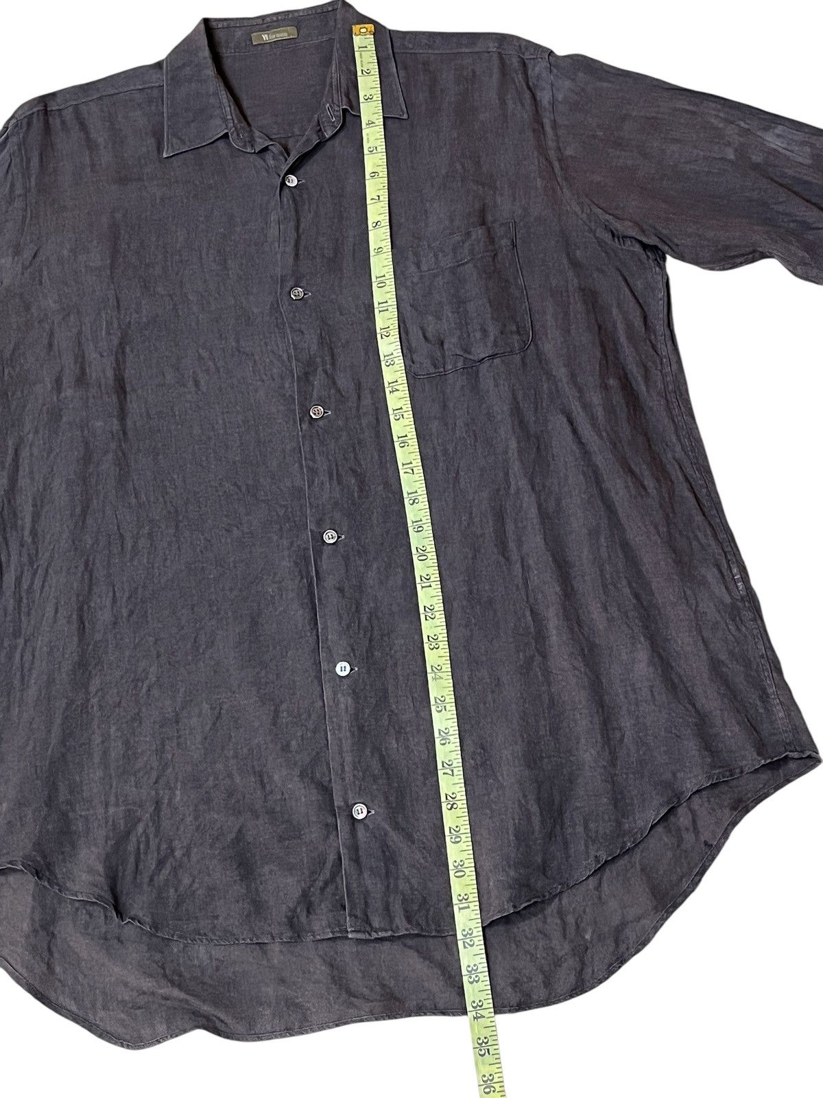 Yohji Yamamoto Y’S FOR MEN-YOHJI YAMAMOTO LINEN/RAYON BUTTON UPS SHIRT Size US XL / EU 56 / 4 - 8 Thumbnail