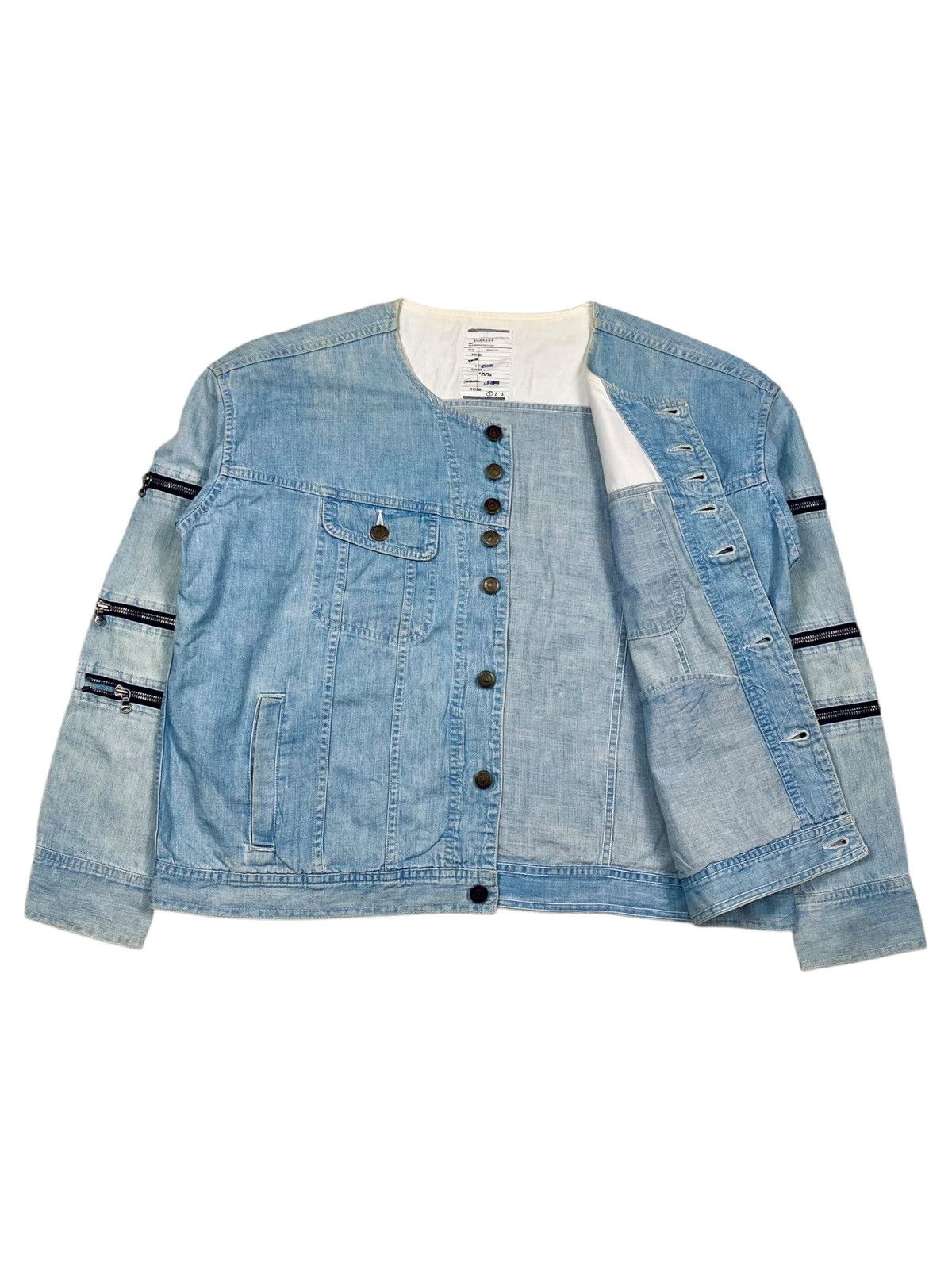 SHAREEF 2006 Shareef - Excella Zip Denim Jacket Size US M / EU 48-50 / 2 - 6 Thumbnail