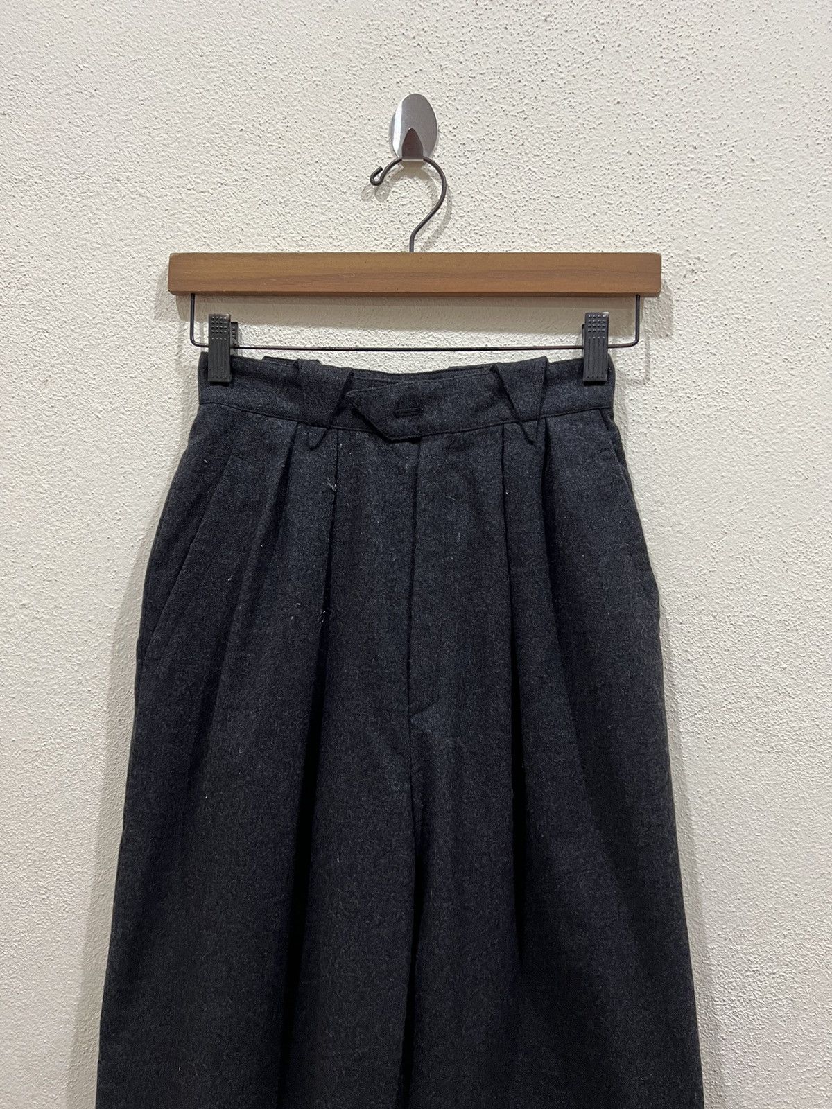 Thierry Mugler Thierry Mugler Edition Paris Wool Baggy Pant Size 23" - 3 Thumbnail