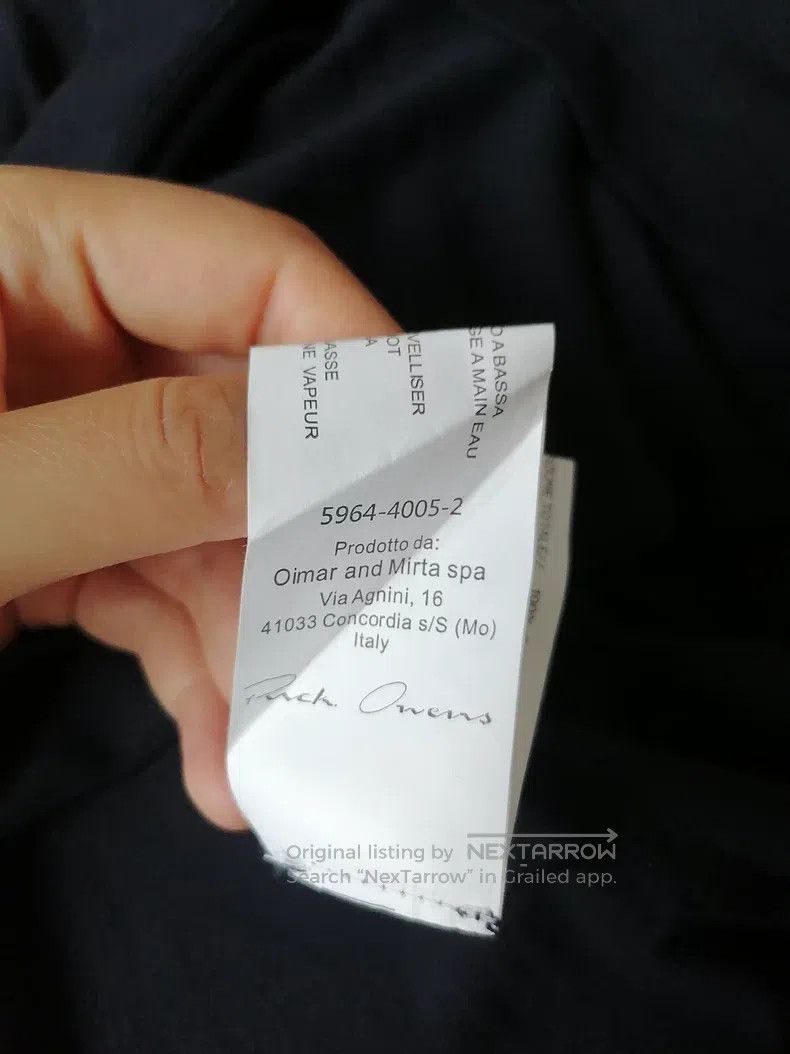 Rick Owens Rick Owens Mainline T-shirt Size XS / US 0-2 / IT 36-38 - 7 Thumbnail