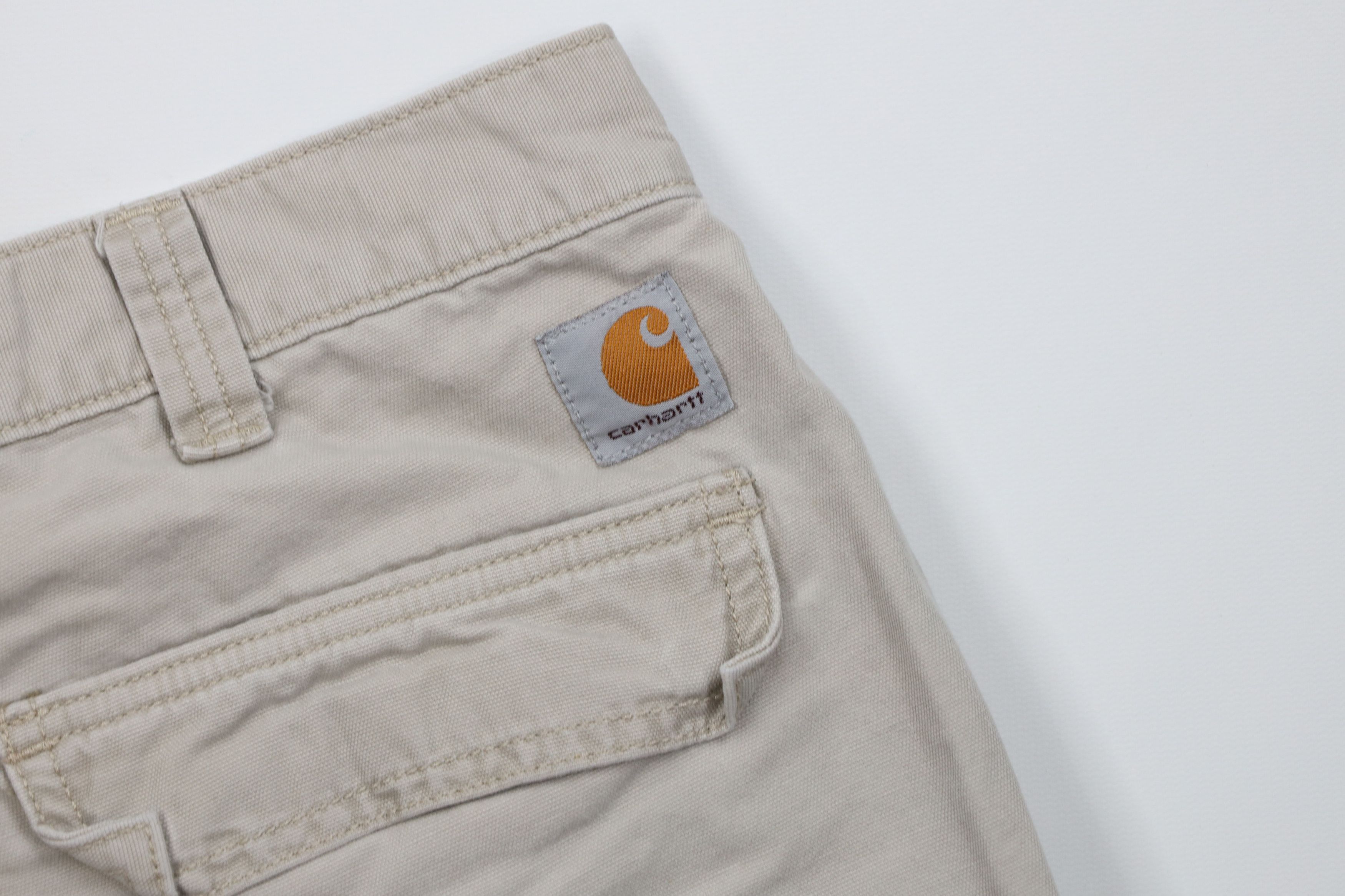 Carhartt Vintage Y2K Carhartt Relaxed Fit Cargo Shorts Beige Cotton Size US 38 / EU 54 - 11 Thumbnail