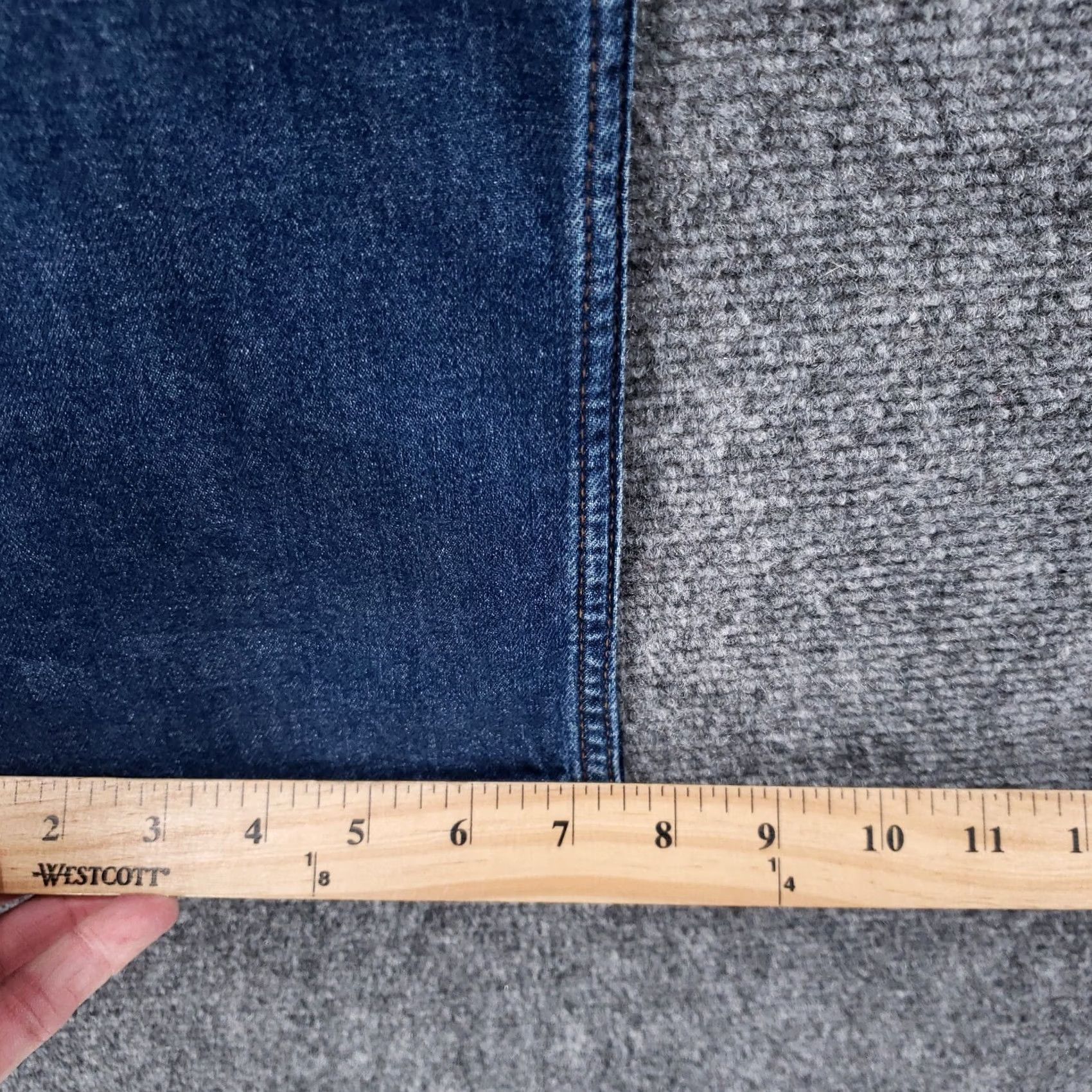 Lee Lee Jeans Womens 16 Blue Slim Straight Denim Stretch Heritage Blurred Nights NEW Size 38" / US 16 / IT 52 - 4 Thumbnail