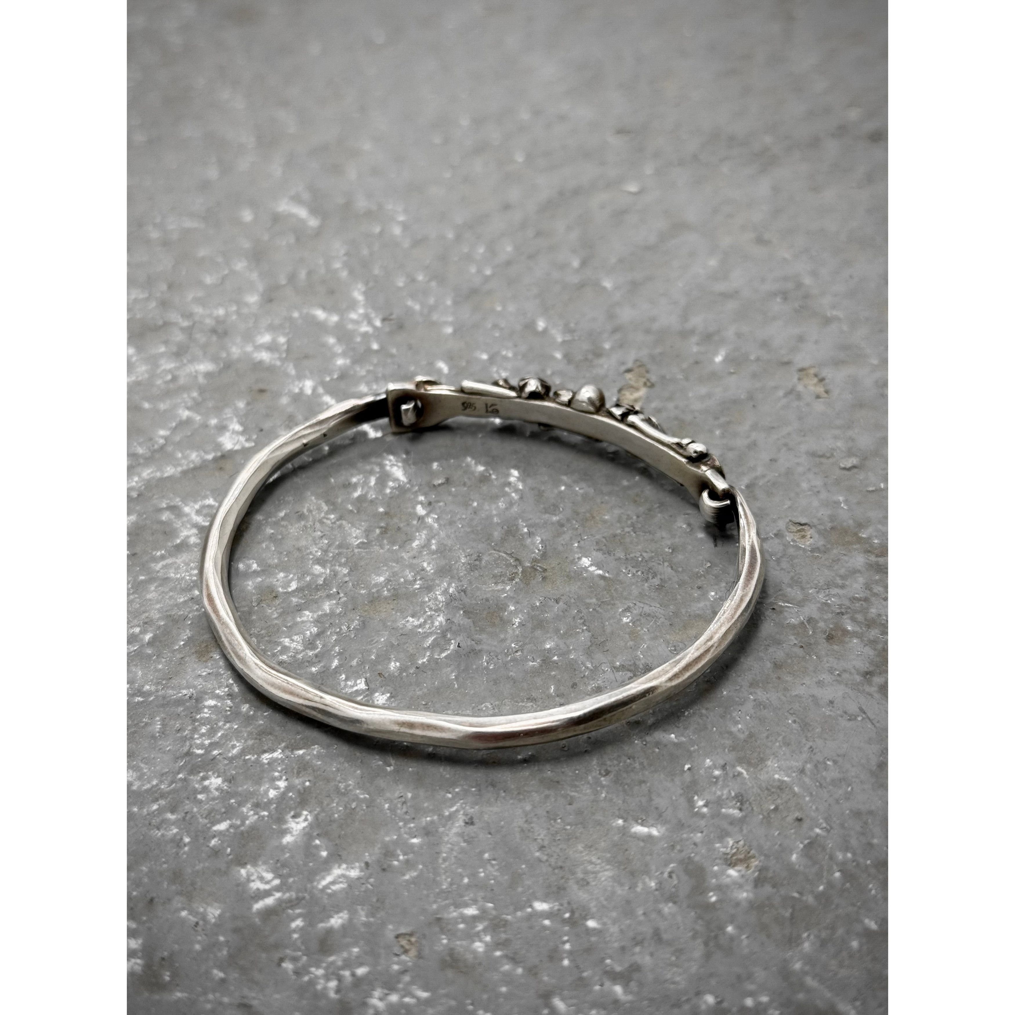 Werkstatt Munchen WERKSTATT:MÜNCHEN .925 Silver Skull & Bones Hook Bracelet Size ONE SIZE - 4 Thumbnail