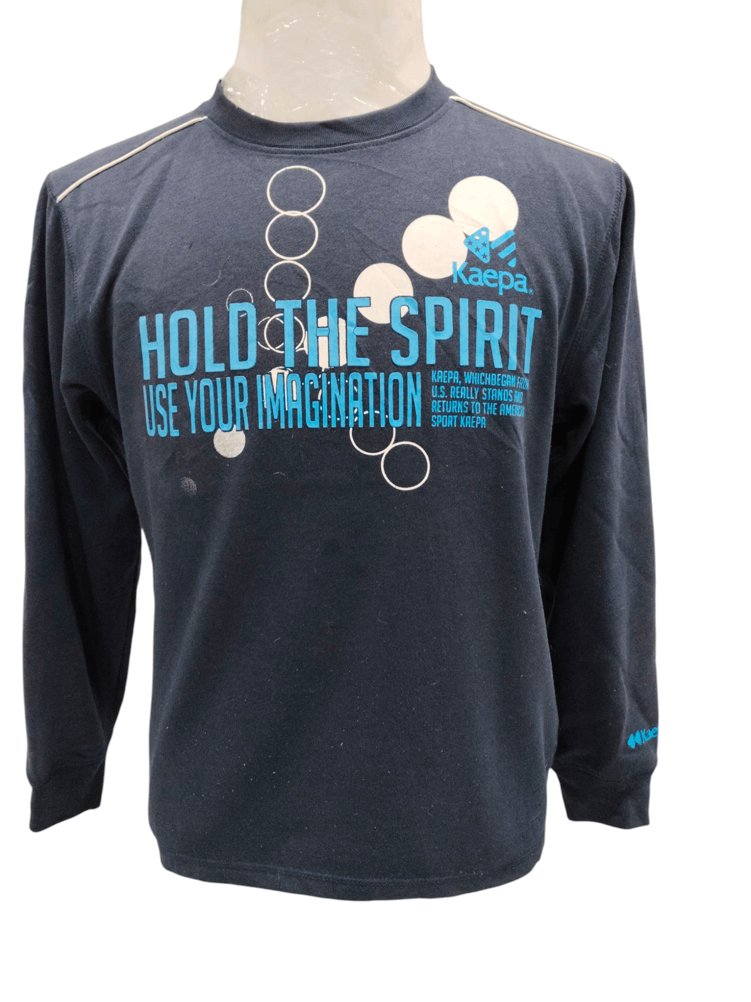 If Six Was Nine × Kappa × Vintage Vintage Kaepa Hold The Spirit Wording Sweatshirt Size US M / EU 48-50 / 2 - 1 Thumbnail