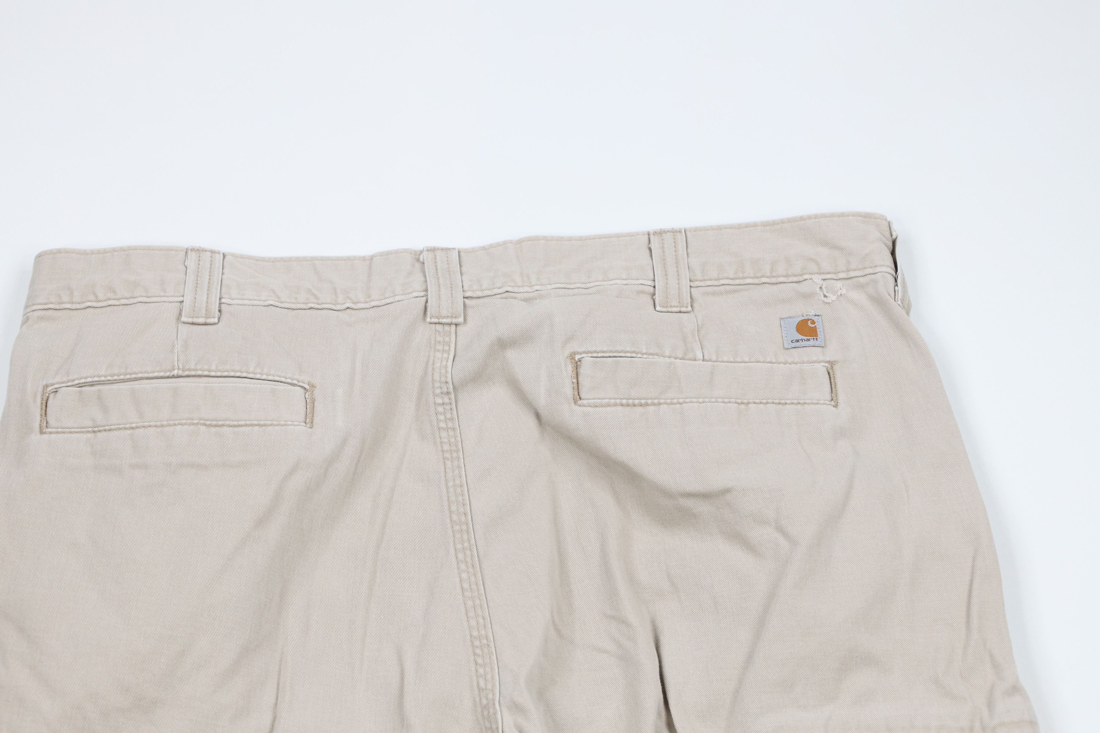Carhartt Vintage Carhartt Spell Out Wide Leg Chino Pants Beige Size US 38 / EU 54 - 12 Thumbnail