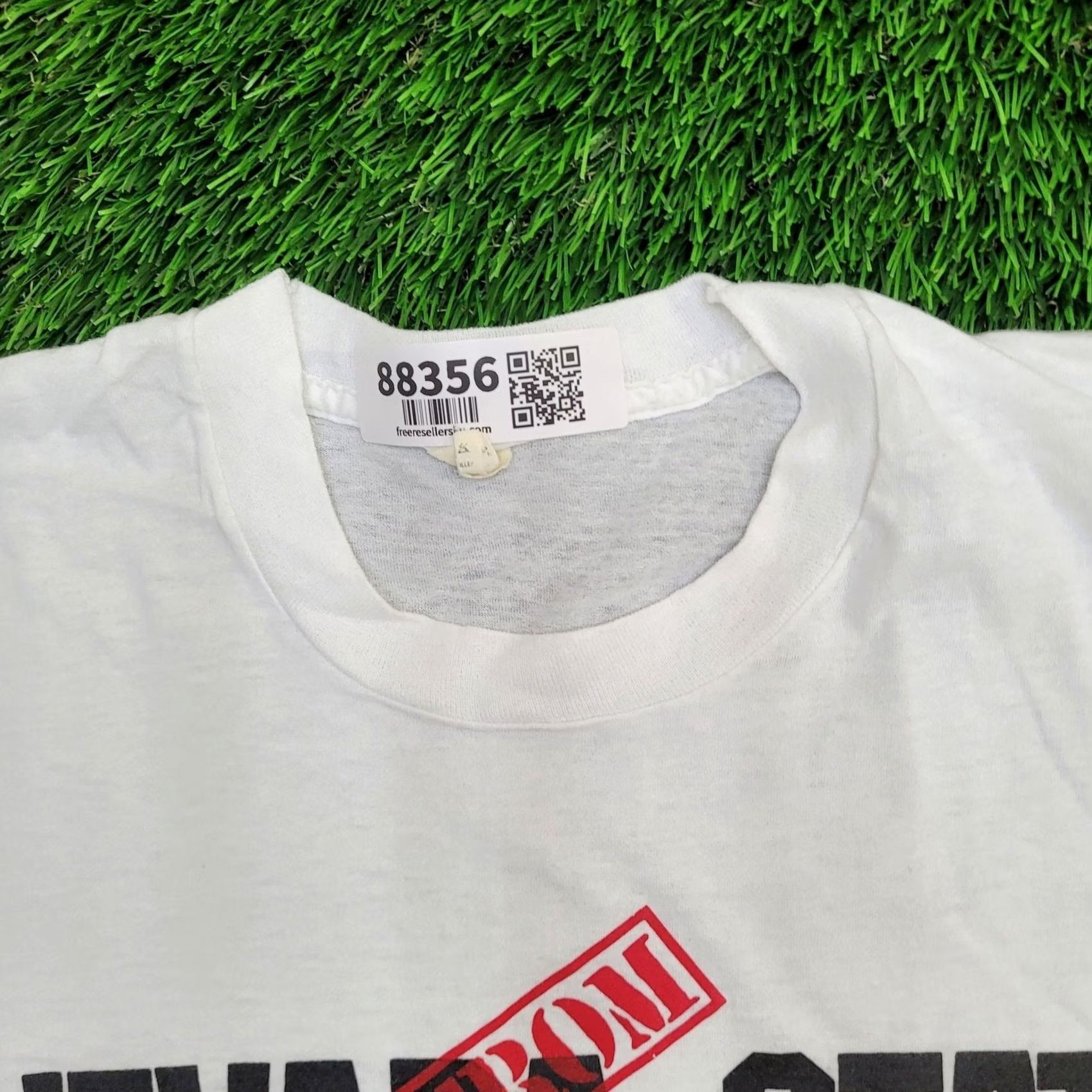 Vintage VINTAGE 80s Funny Prison Shirt Womens XS/S White Shirt Graphic Tee Pop Humor USA Screen Stars Size S / US 4 / IT 40 - 7 Thumbnail