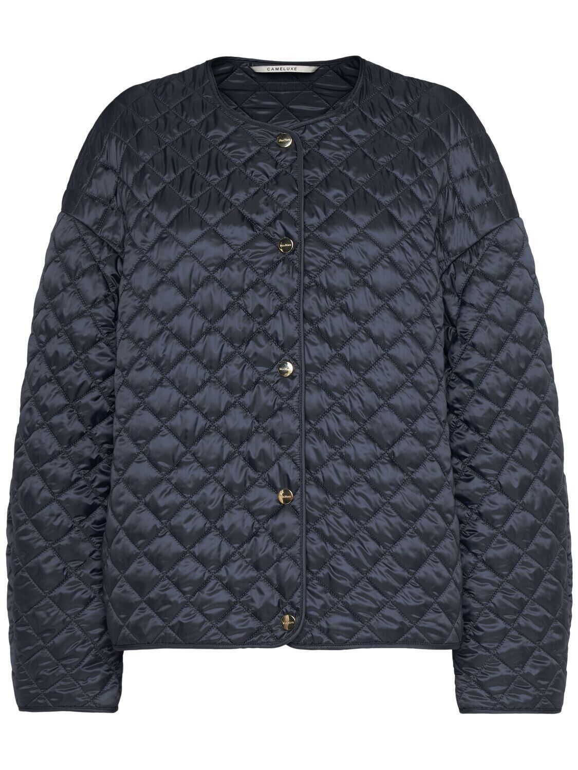 Max Mara MAX MARA Luci $965 Mdnt Blue Padded Jacket New Auth Size M / US 6-8 / IT 42-44 - 5 Thumbnail