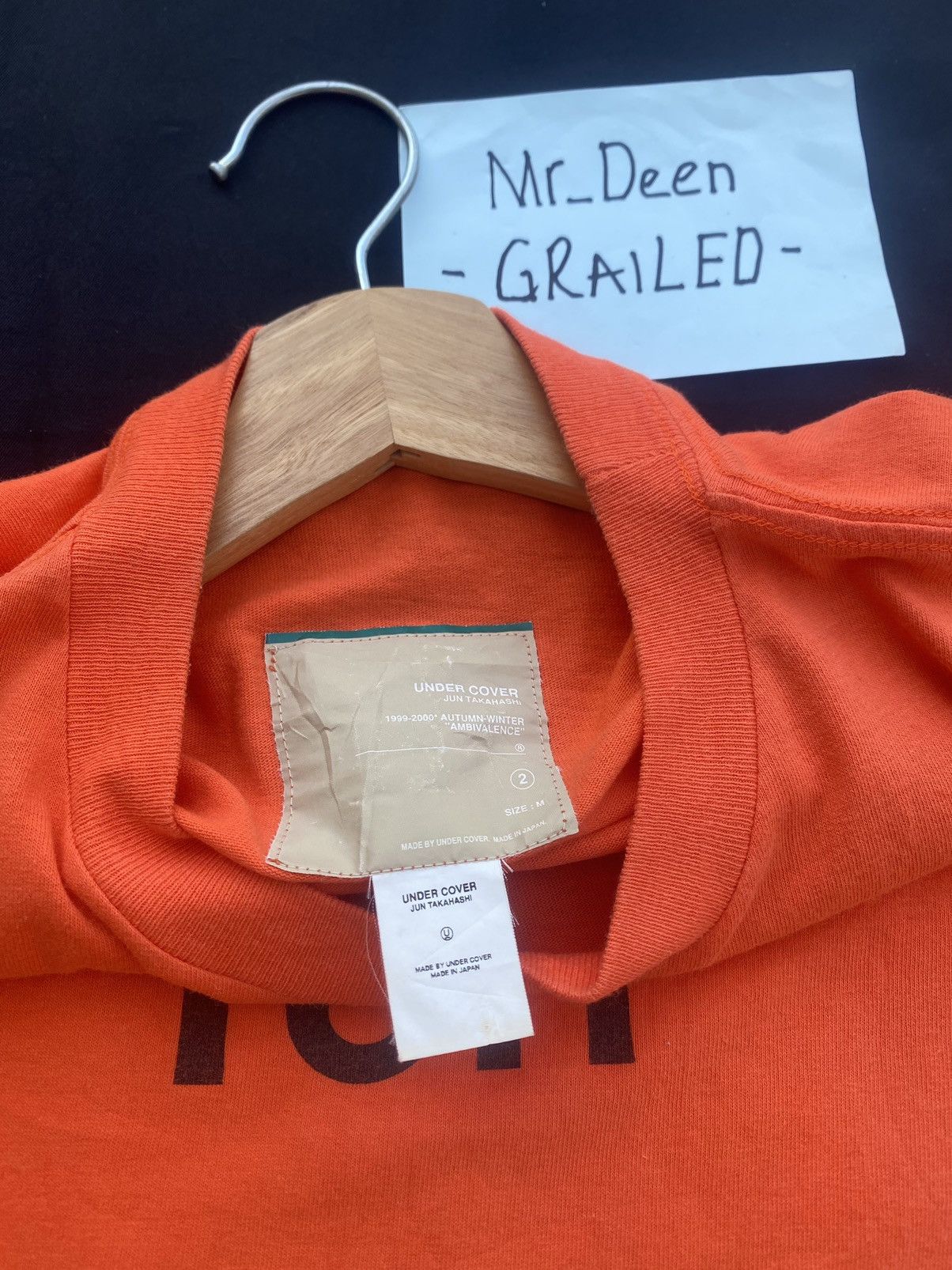 Undercover Rare Undercover 1999-2000 Autumn Winter Ten Tshirt Size US M / EU 48-50 / 2 - 10 Thumbnail