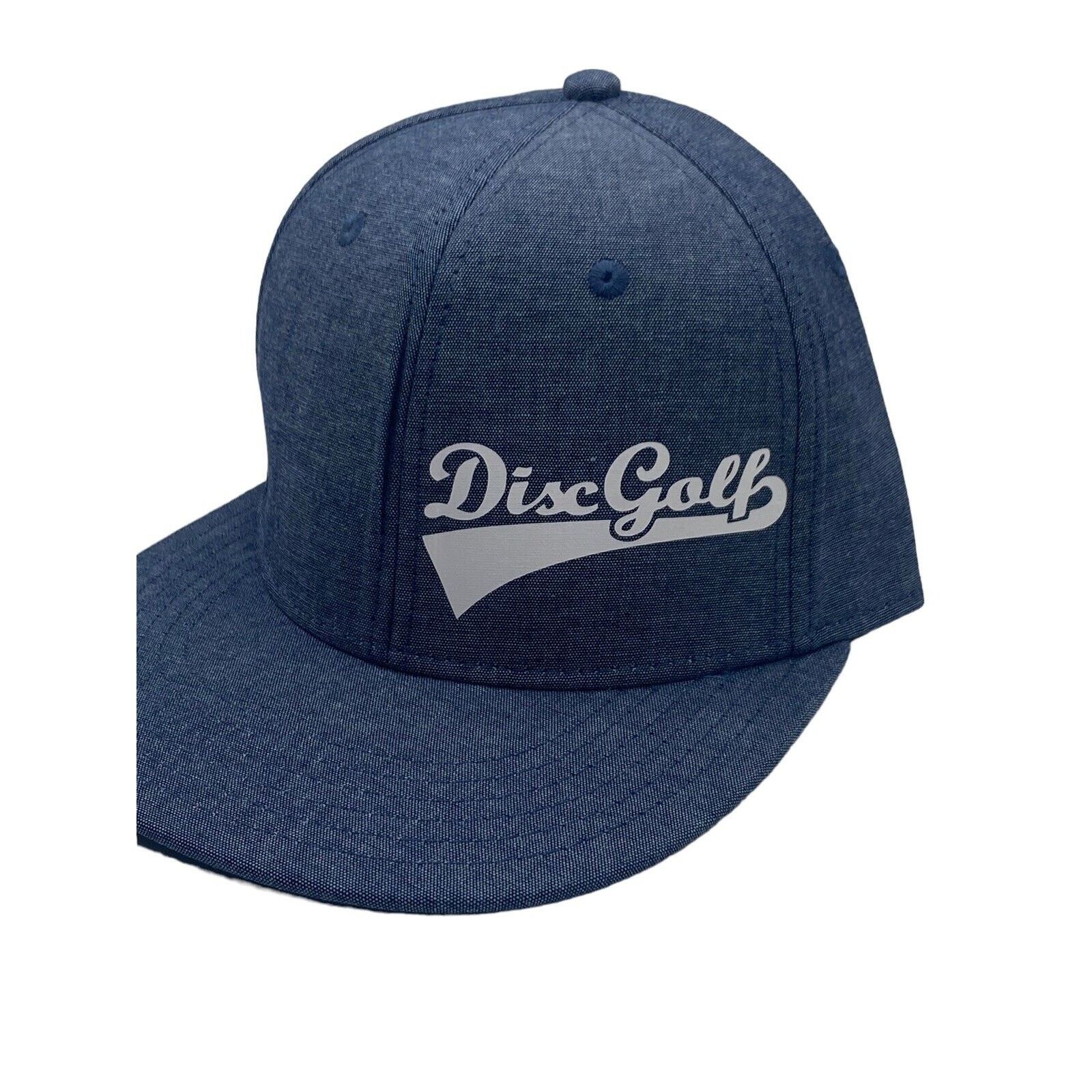 The Unbranded Brand Disc Golf Hat Cap Adjustable Snap Back Logo Blue Size ONE SIZE - 9 Thumbnail