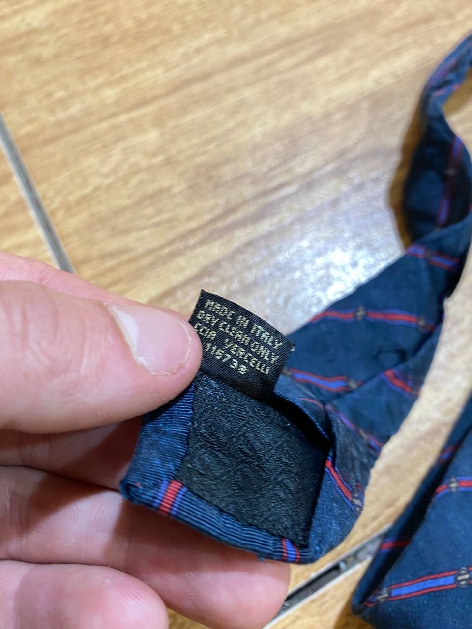 Ermenegildo Zegna Ermenegildo Zegna 100% Silk Tie Made in Italy Striped Size ONE SIZE - 5 Thumbnail