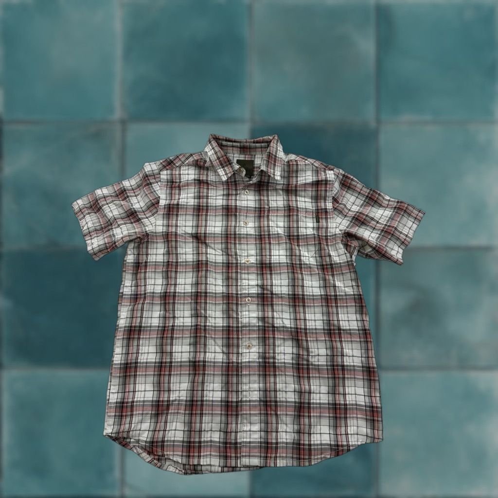 Prana Prana Shirt Mens Medium Plaid Short Sleeve Button-Up Multicolor Shirt Mens Button-Up Short Sleeve Plaid Prana Size US M / EU 48-50 / 2 - 1 Thumbnail