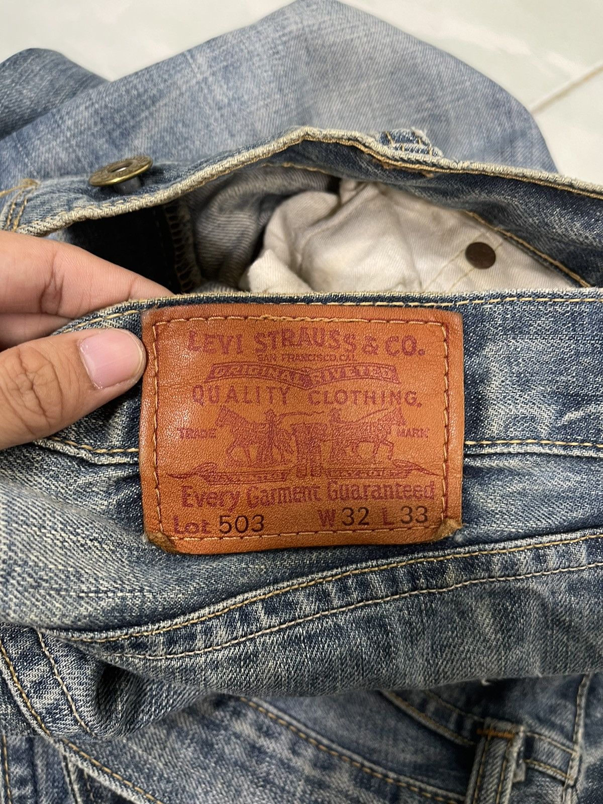 Levi's Levis 503 Japan Zipper Fly Flare Jeans Size US 34 / EU 50 - 16 Thumbnail