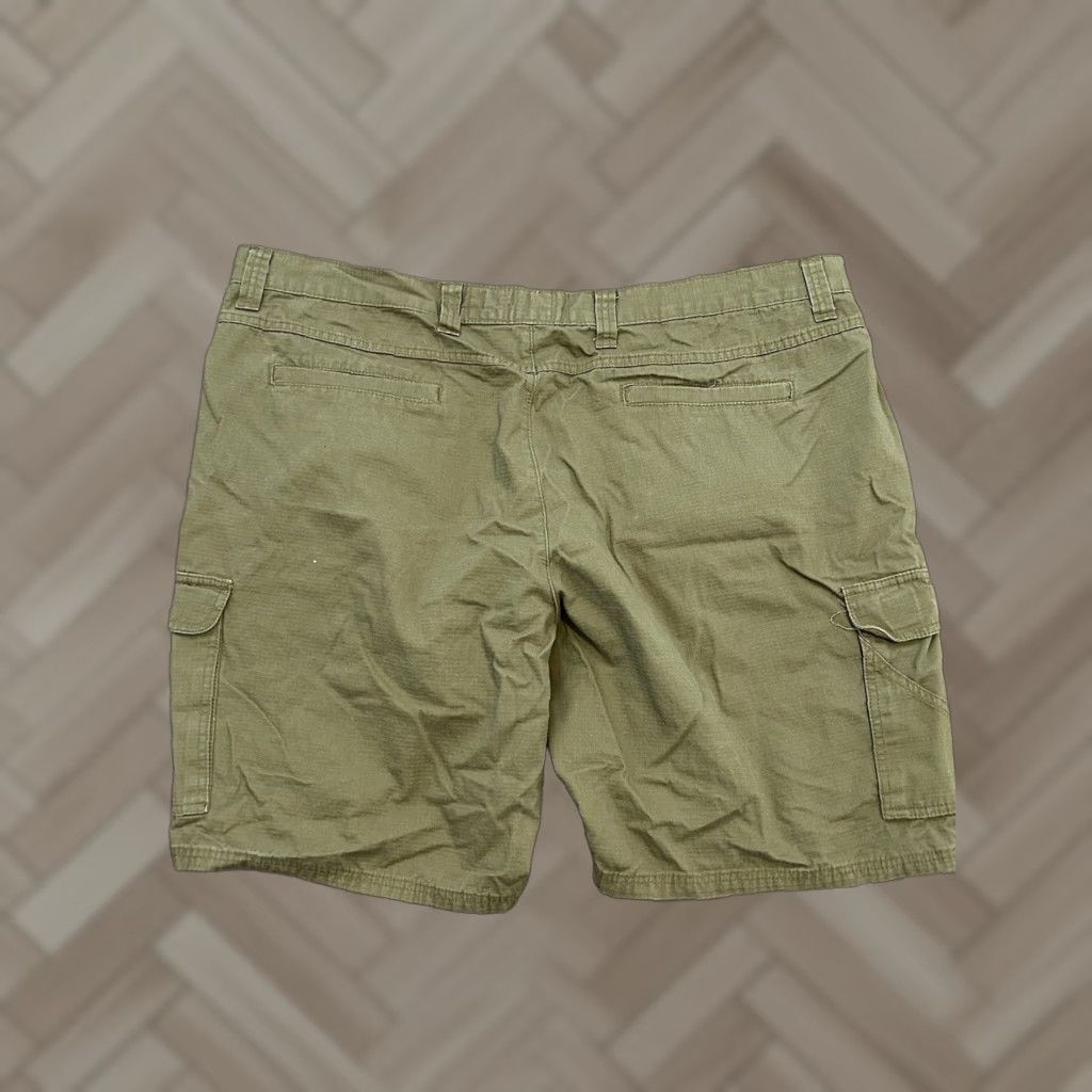 Vintage RedHead Cargo Shorts Men Regular Brown 46 Cotton Canvas Cargo Pocket Zipper Button Solid Outdoor American 2010s Casual Vest? Wait. Size US 30 / EU 46 - 1 Thumbnail