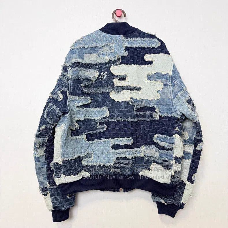 Louis Vuitton Louis Vuitton Denim Patchwork Jacket Size US L / EU 52-54 / 3 - 2 Thumbnail