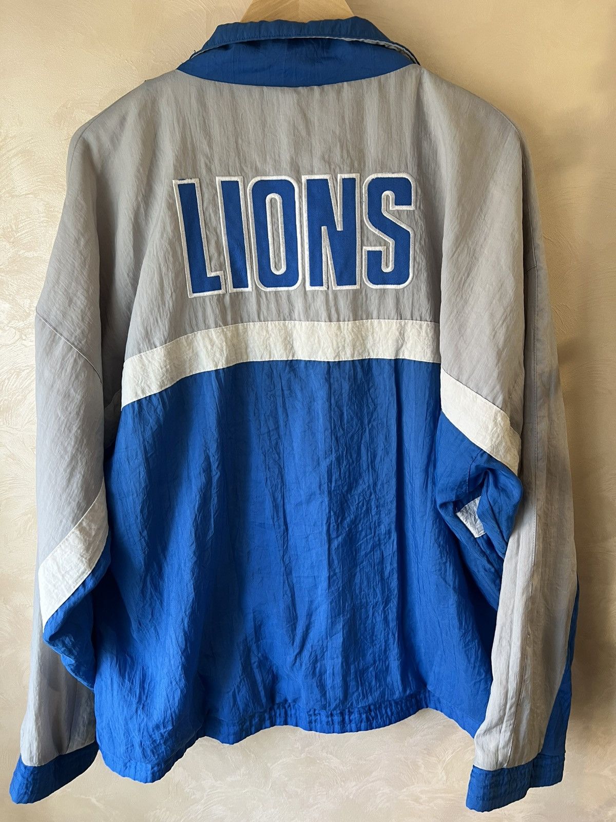 Apex One Vintage Apex One Detroit Lions Full Zip Jacket Size US XL / EU 56 / 4 - 6 Thumbnail