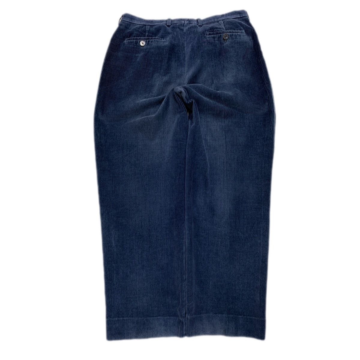 Lacoste 90s Vintage Luxury Lacoste faded Navy chino Corduroy trouser Size US 33 - 2 Thumbnail