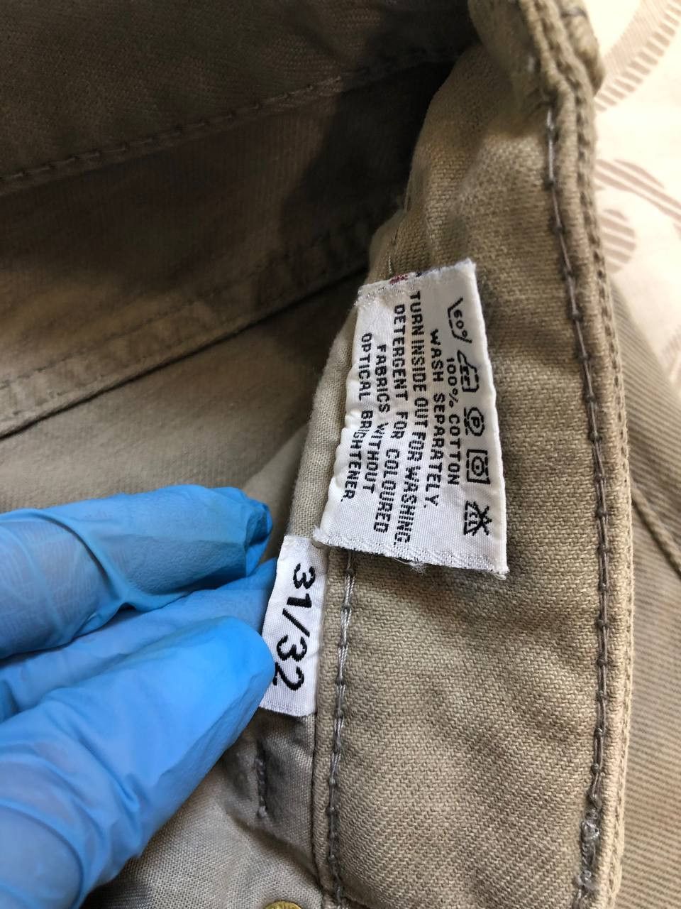 Other Joker Double Saddle Sttitched Beige Straight Regular jeans Size US 31 - 4 Thumbnail