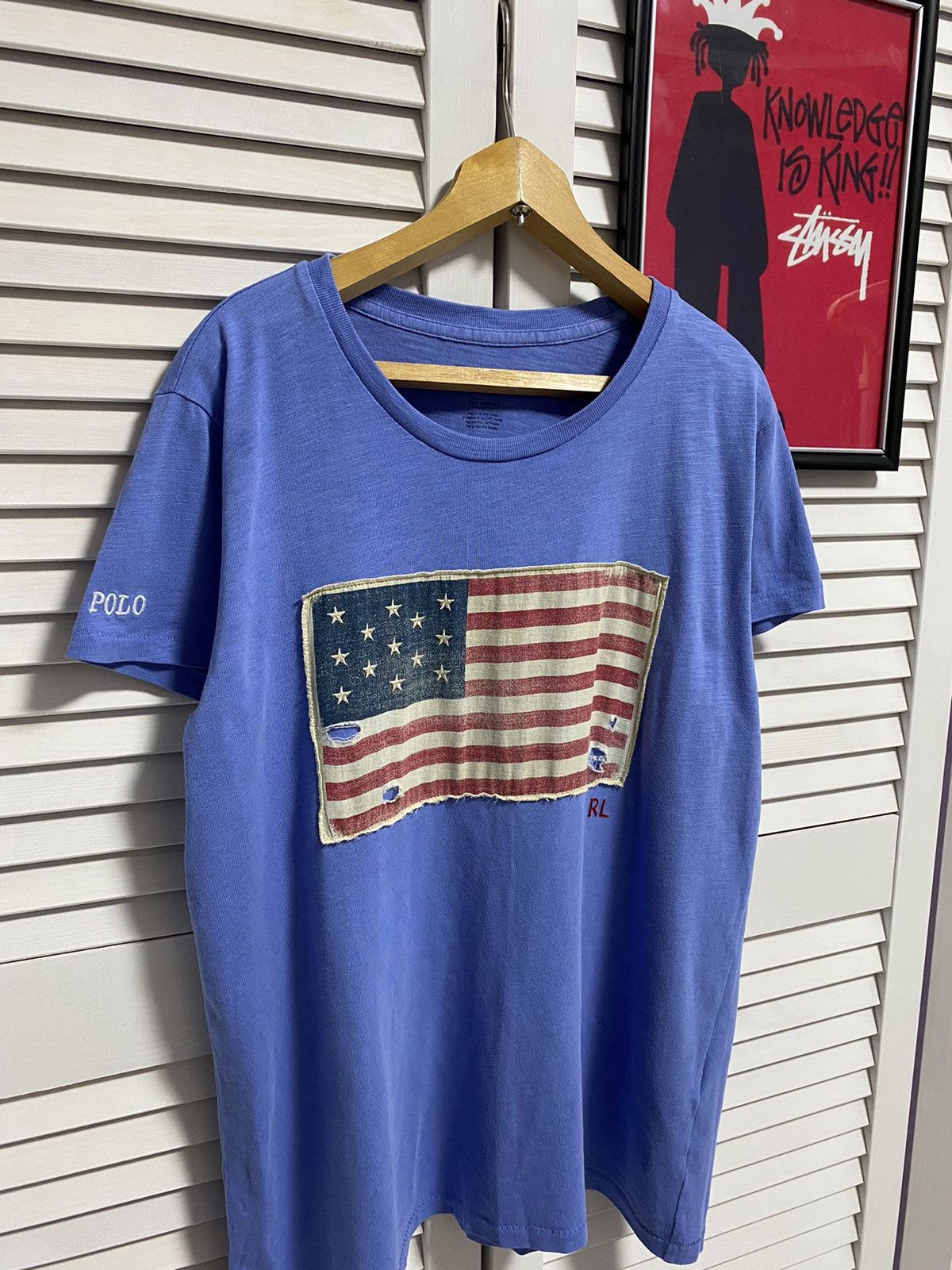 Polo Ralph Lauren × Vintage T-Shirt Polo Ralph Lauren USA Flag New Condition Size M / US 6-8 / IT 42-44 - 2 Thumbnail