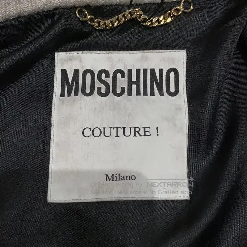 Moschino Moschino Red Wool Striped Jacket . Size M / US 6-8 / IT 42-44 - 3 Thumbnail