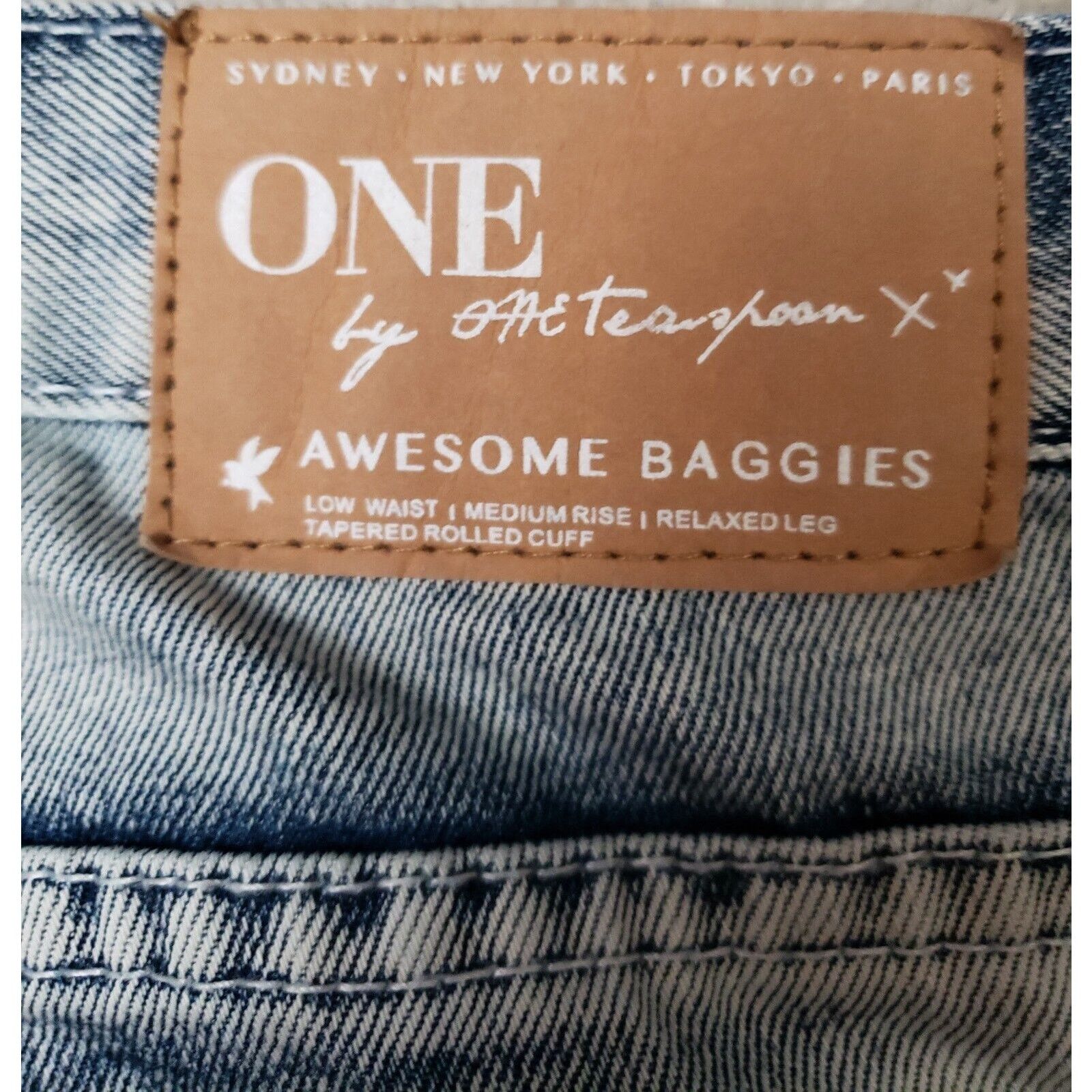 One Teaspoon NOWT ONE X ONE TEASPOON Awesome Baggies Relaxed Tapered Size 28" / US 6 / IT 42 - 6 Thumbnail