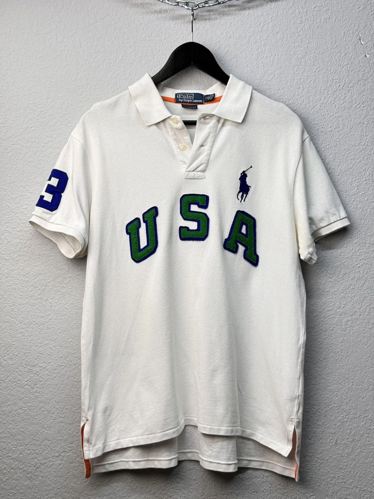 Polo Ralph Lauren Vintage Polo Ralph Lauren USA Polo Shirt Rugby JAPAN Size US L / EU 52-54 / 3 - 4 Thumbnail