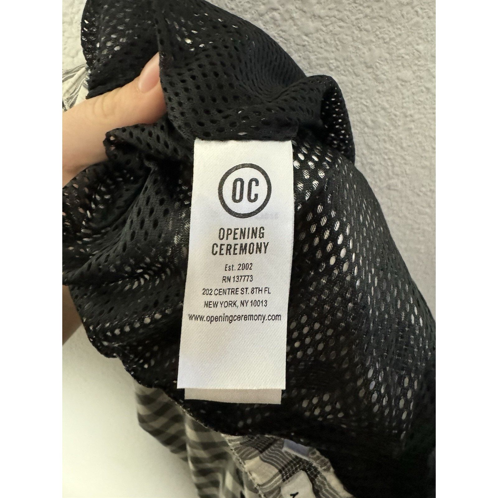 Opening Ceremony OPENING CEREMONY mens Black Multi Plaid Nylon Jog Size M Size US 30 / EU 46 - 4 Thumbnail