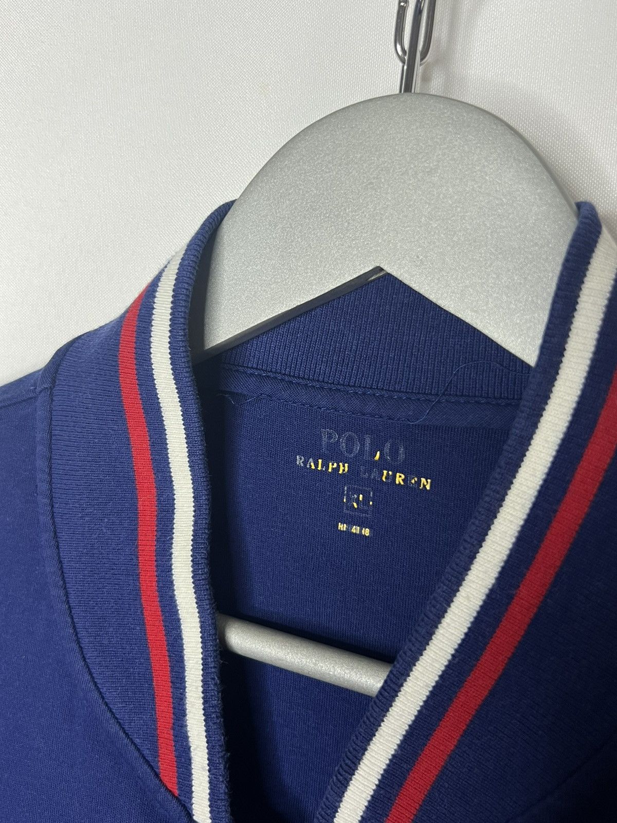 Polo Ralph Lauren × Vintage 🔥Polo Ralph Lauren Royal Blue Full Zip Sweat Jacket Luxury🔥 Size US XL / EU 56 / 4 - 8 Thumbnail