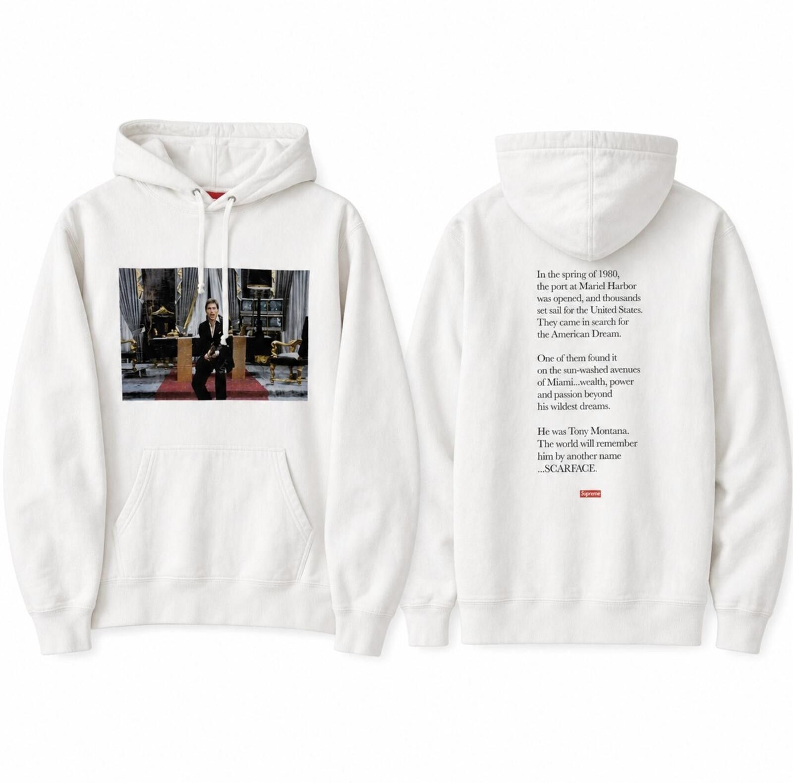Supreme Supreme Scarface friend hoodie | Grailed