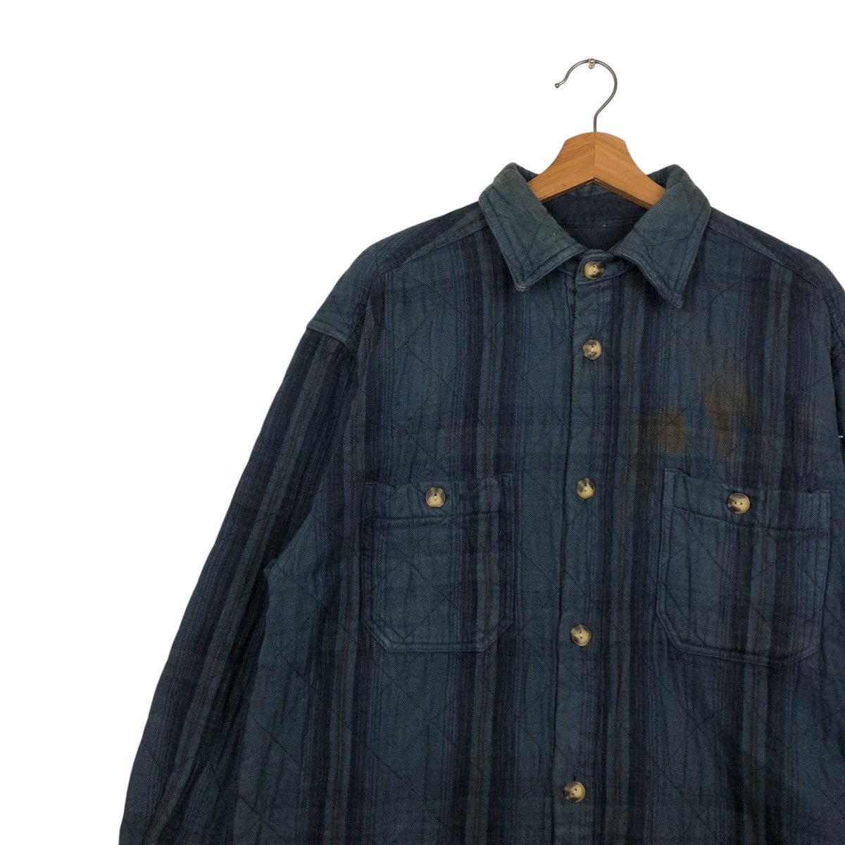 Flannel 🔥VINTAGE FLANNEL SHIRT JACKET JUNGLE STORM ISSEY MIYAKE Size US L / EU 52-54 / 3 - 8 Thumbnail