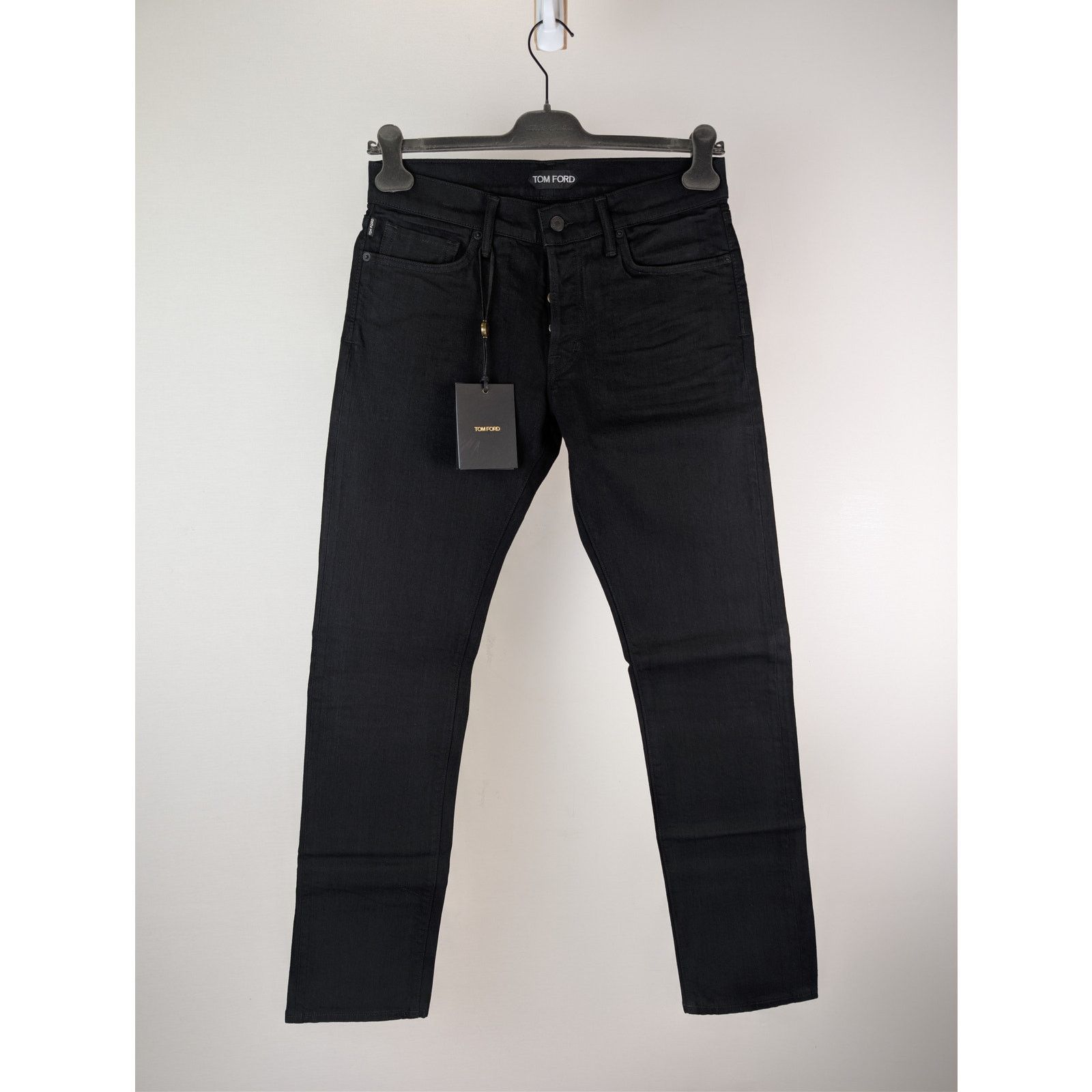 Tom Ford o1rshd1 Denim Jeans Pants in Black Size US 31 - 1 Thumbnail