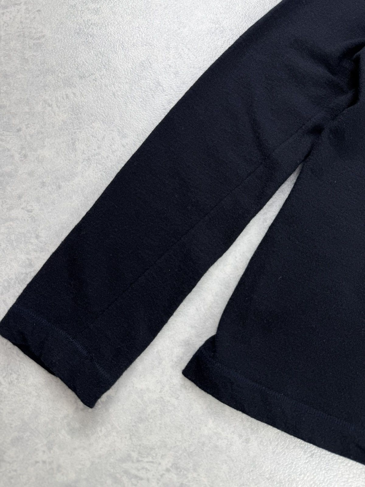 Jil Sander Jil Sander Navy Wool Blend Long Sleeve Top Size M Size M / US 6-8 / IT 42-44 - 3 Thumbnail