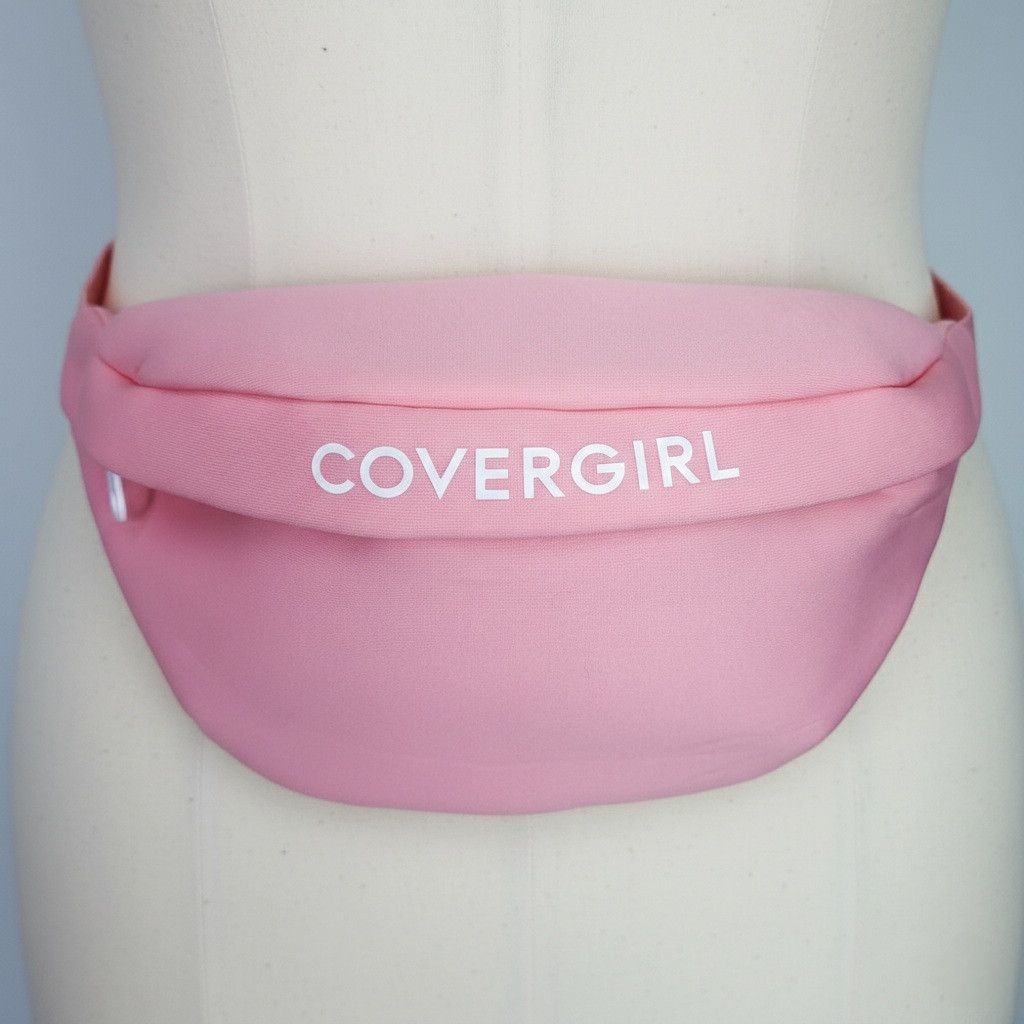 Other Cover Girl Belt Bag Pink Neoprene Clip On Zipper Pocket Pouc Size ONE SIZE - 8 Thumbnail