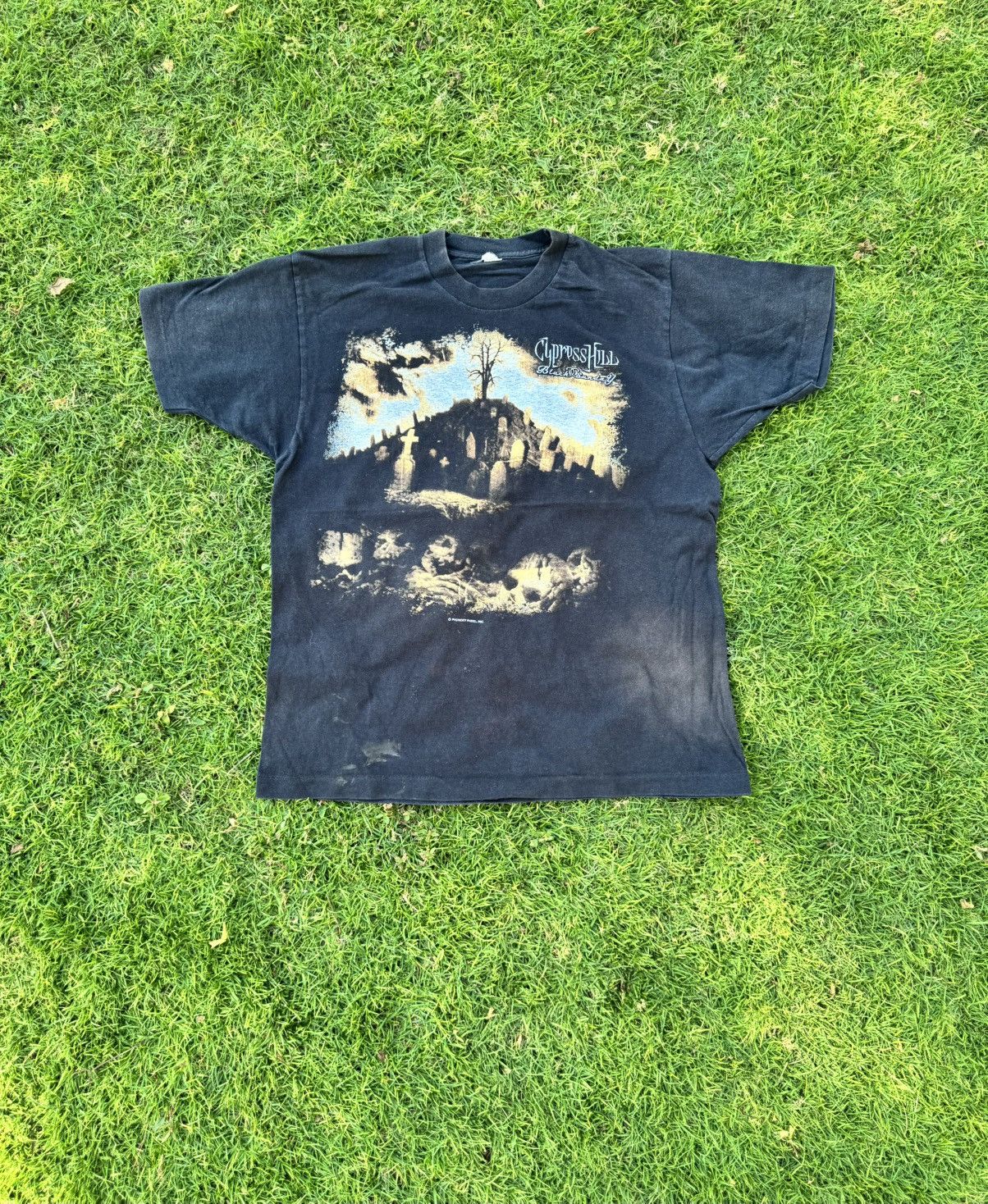 Vintage Vintage 1990’s Cypress Hill Black Sunday American HipHop Size US XL / EU 56 / 4 - 1 Thumbnail