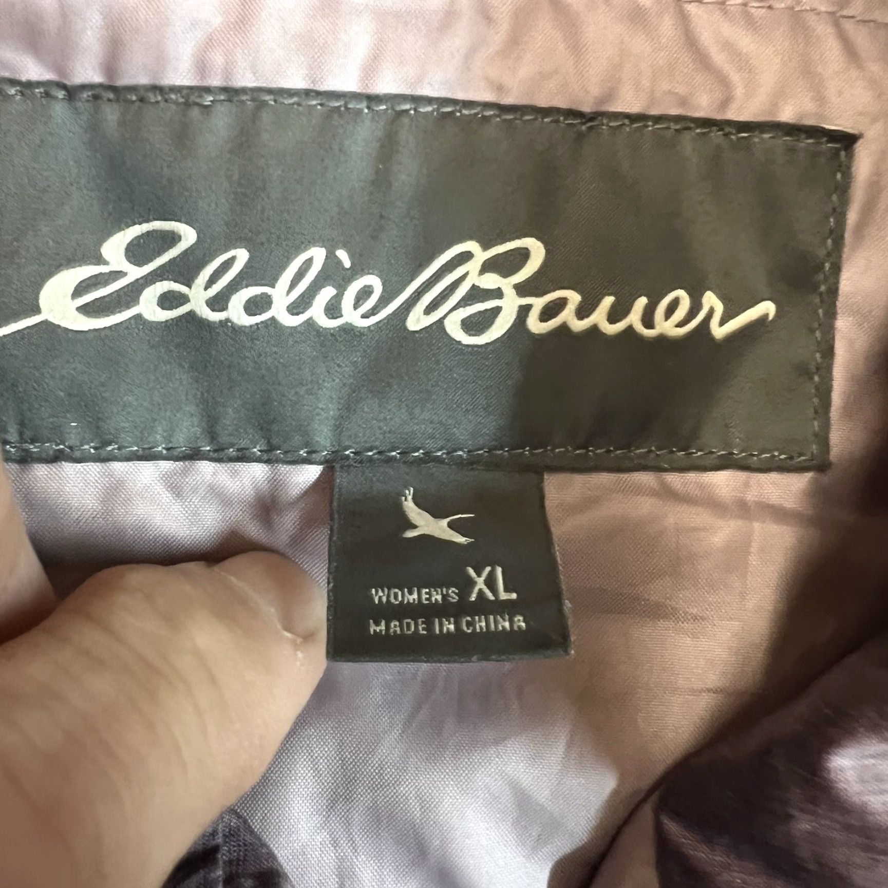 Eddie Bauer Eddie Bauer Light Weight Down Quilted Jacket Womens Size XL Mauve Size XL / US 12-14 / IT 48-50 - 7 Thumbnail