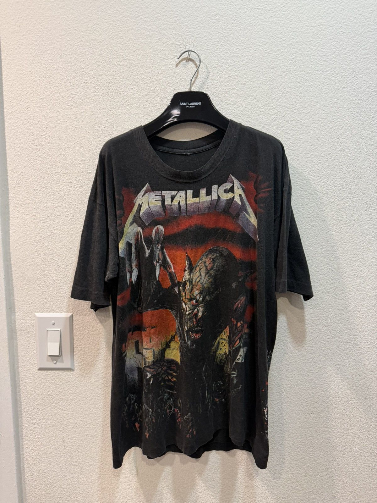 Vintage 90s Euro Metallica Master Of Puppets Tee L Size US L / EU 52-54 / 3 - 1 Thumbnail