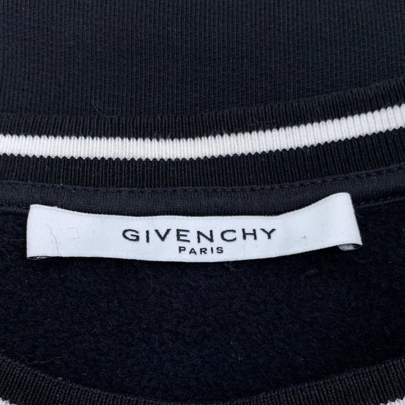 Givenchy Givenchy Black Logo Letter Embroidery T-Shirt Size US M / EU 48-50 / 2 - 6 Thumbnail