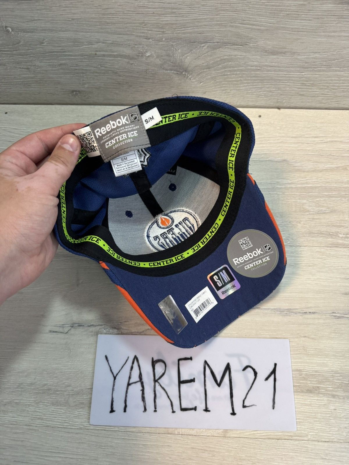 Reebok Edmonton Oilers reebok cap hat Size ONE SIZE - 5 Thumbnail