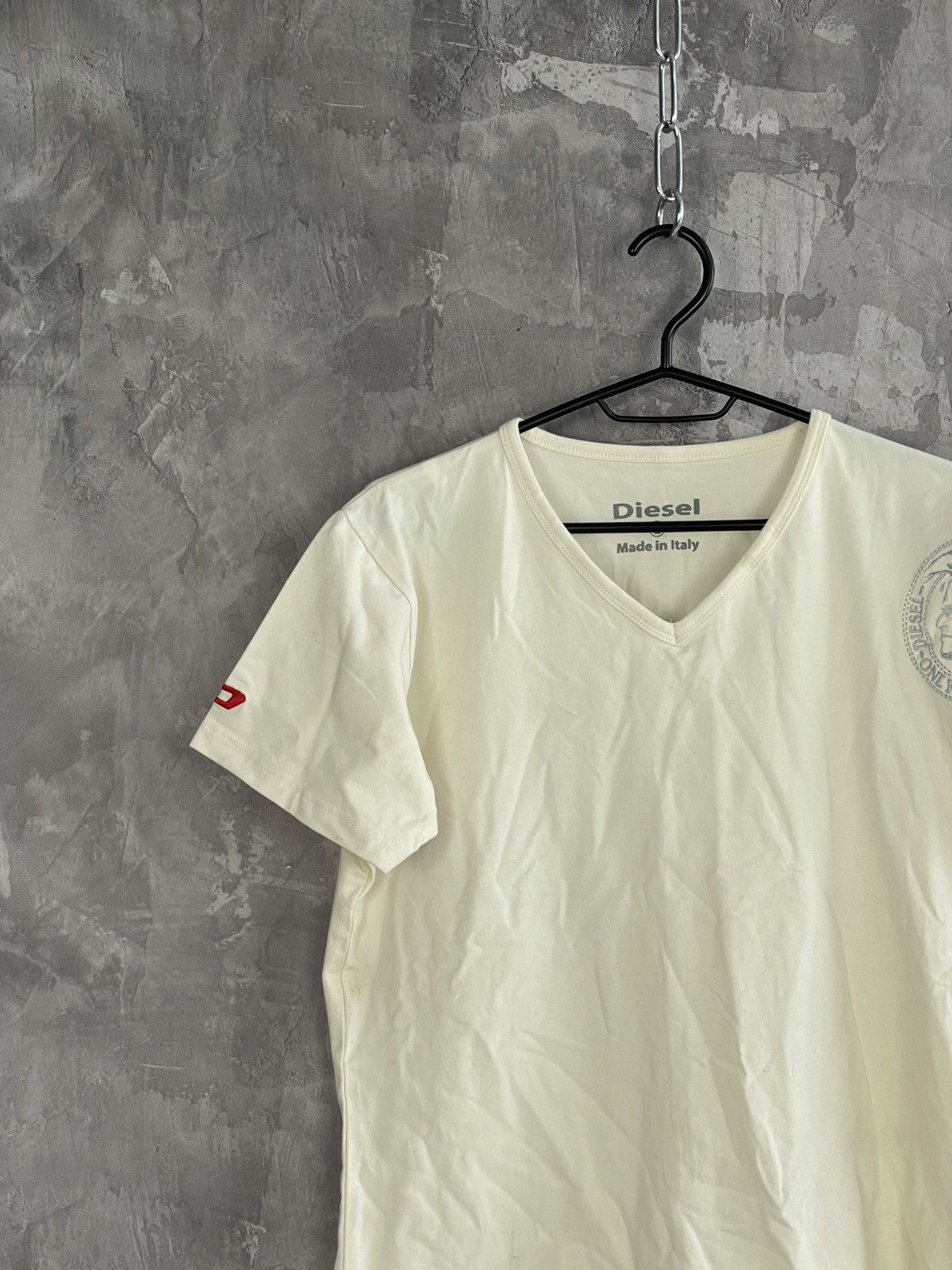 Diesel Vintage Diesel T-Shirt Big Logo Japanese Hype Rare Big Logo Size US L / EU 52-54 / 3 - 3 Thumbnail