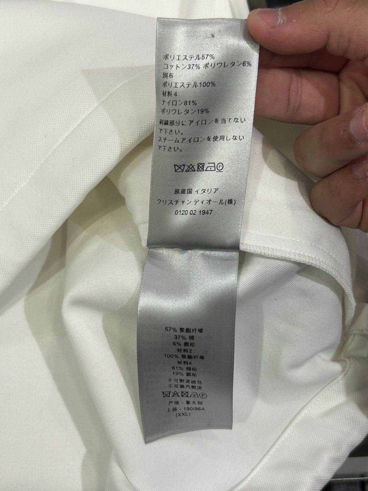 Dior Dior Homme Grey and White Oblique Hooded Anorak Jacket Size US XXL / EU 58 / 5 - 9 Thumbnail