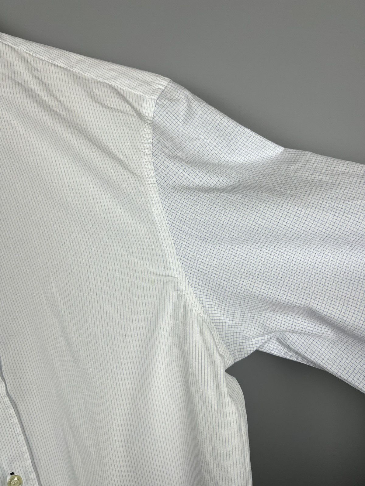 Emporio Armani Emporio Armani striped checkered Cotton Shirt button up Size US M / EU 48-50 / 2 - 3 Thumbnail