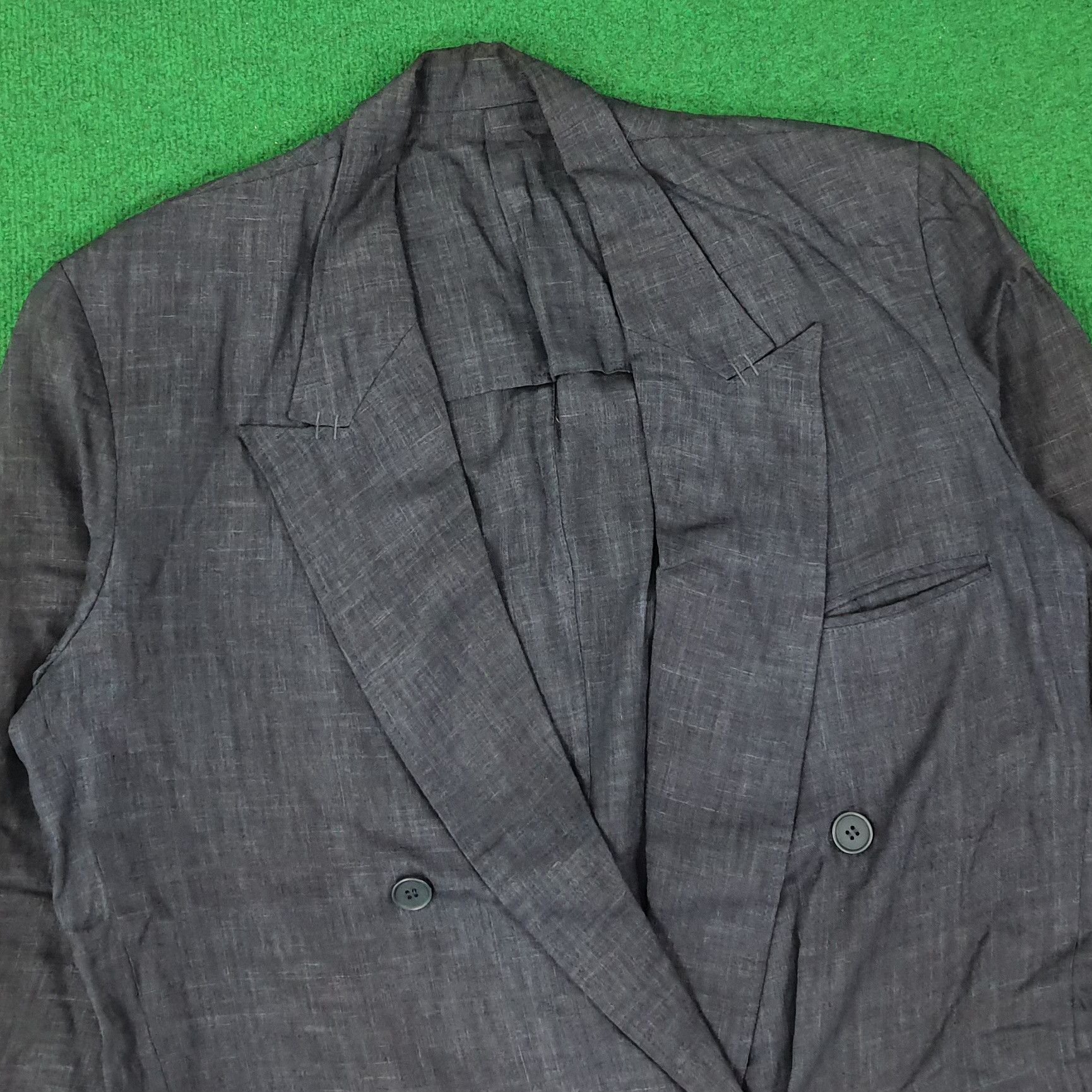 Japanese Brand Vintage Y's Yohji Yamamoto Designer Blazer C229N2 Size US L / EU 52-54 / 3 - 2 Thumbnail