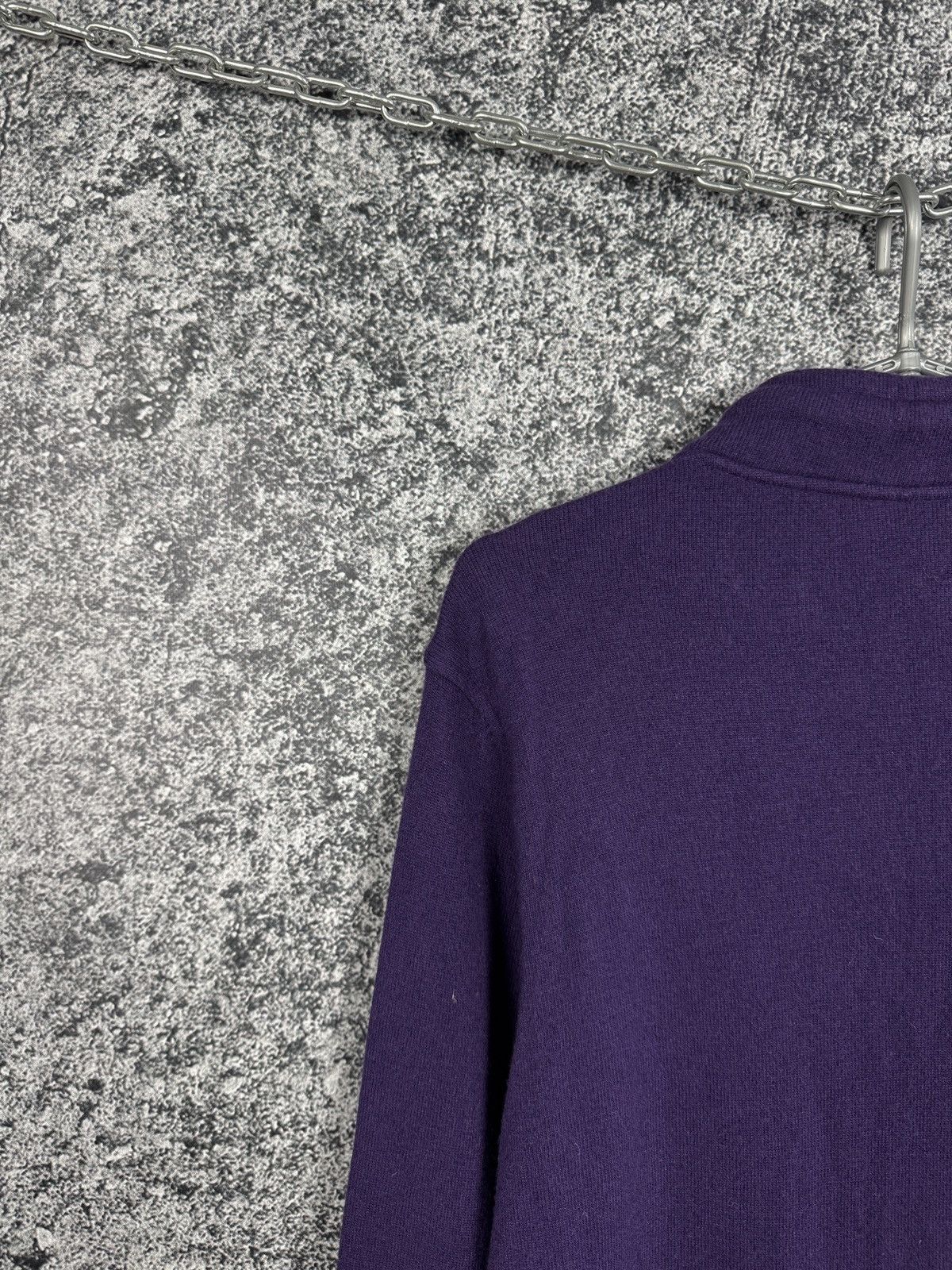 Lacoste Men’s Lacoste 1/4 Zip Sweater Pullover Vintage Purple Size 5 Size US L / EU 52-54 / 3 - 11 Thumbnail