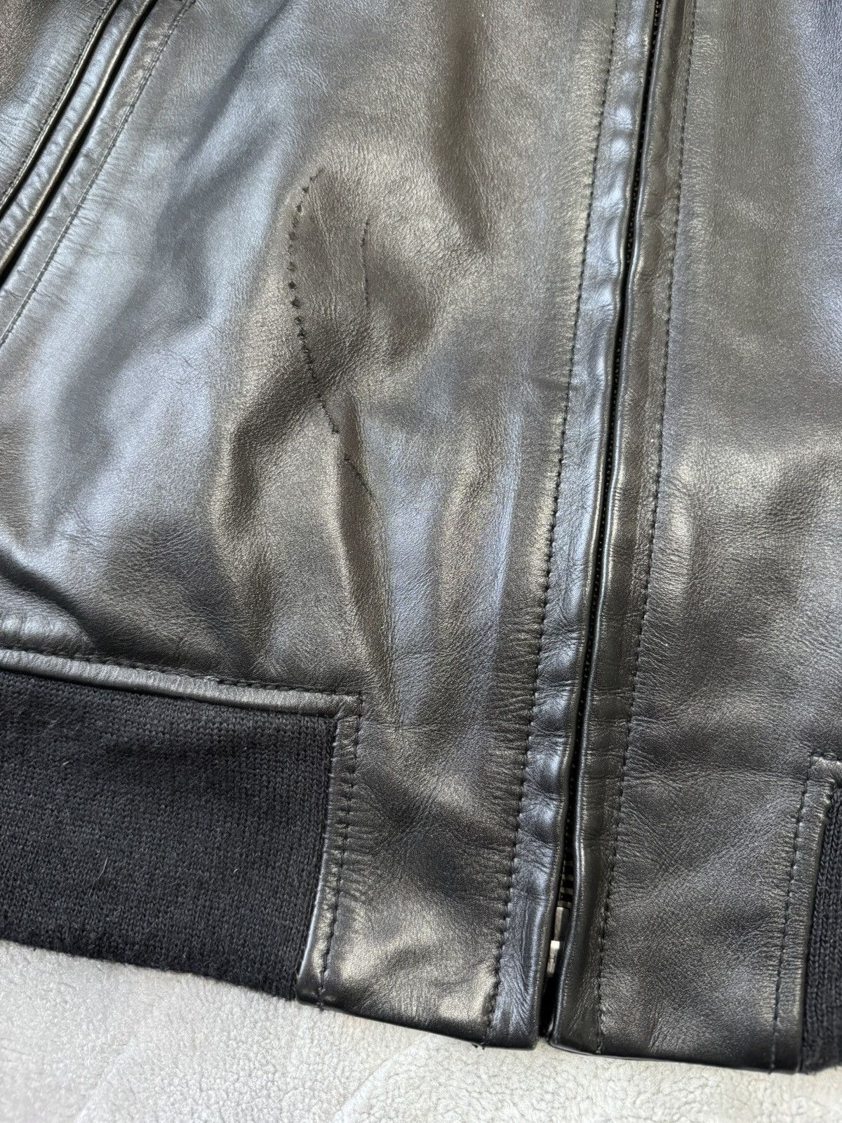 Schott Schott N.Y.C usa LC5100RIB Leather Jacket Bomber size M Size US M / EU 48-50 / 2 - 20 Thumbnail