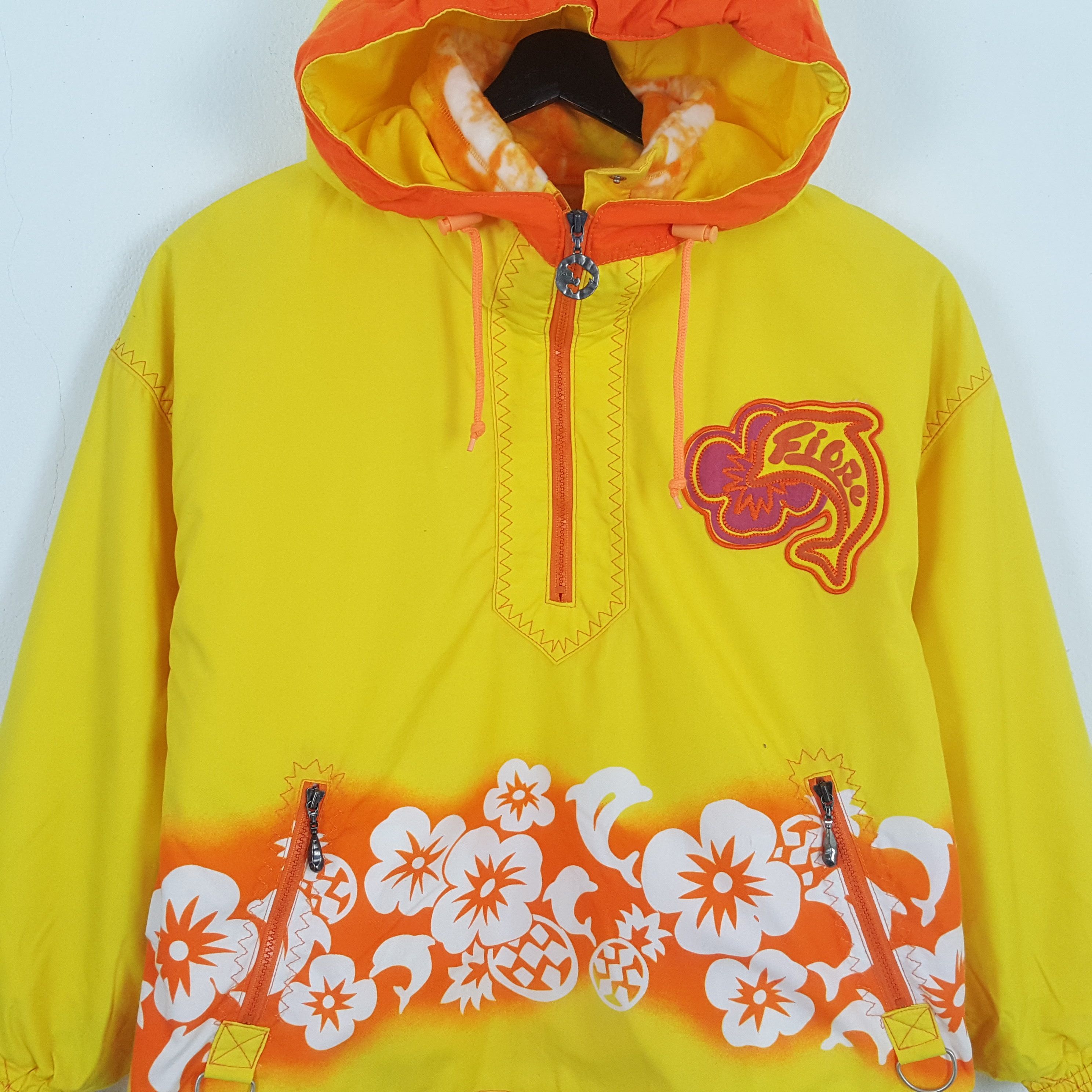Vintage JO FIORE Winter Style Half Zipper Jacket Size US XL / EU 56 / 4 - 2 Thumbnail