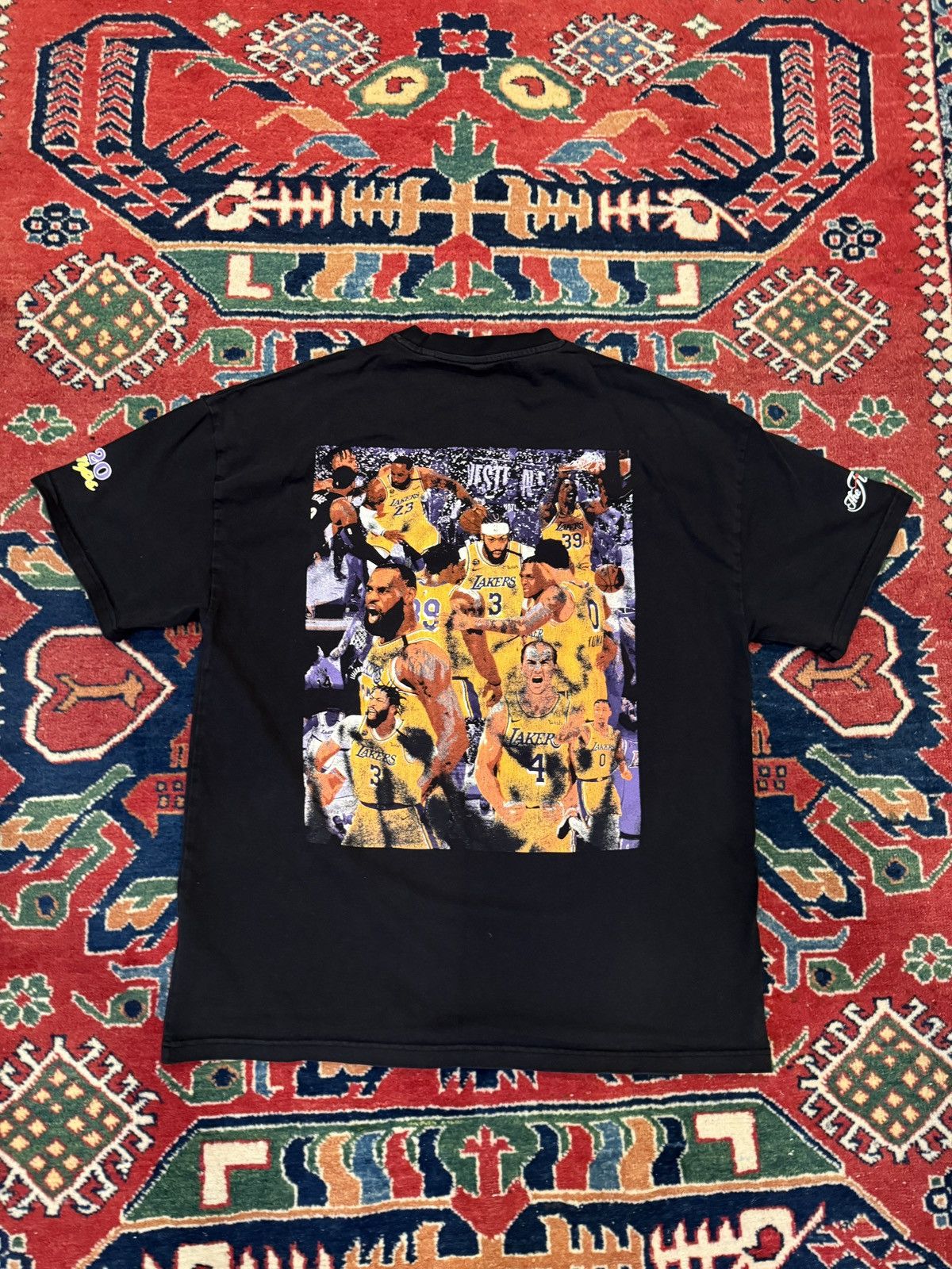 Sergio Calabasas × Vintage Sergio Calabasas x LAKERS 2020 CHAMPS Tee Size US M / EU 48-50 / 2 - 2 Thumbnail